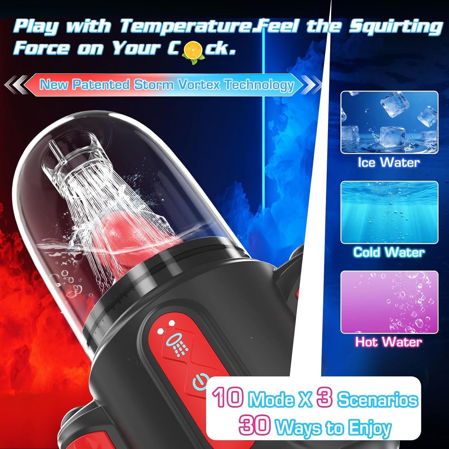 AquaPulse 3D5X Hydro Stroker - Vixen | Nova Network