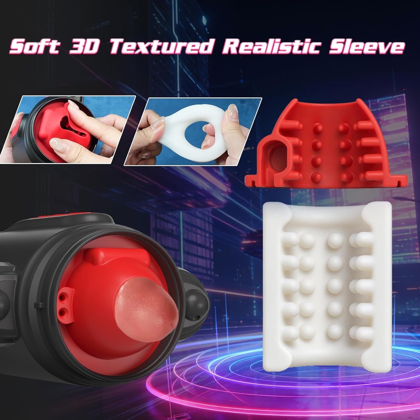 AquaPulse 3D5X Hydro Stroker - Vixen | Nova Network