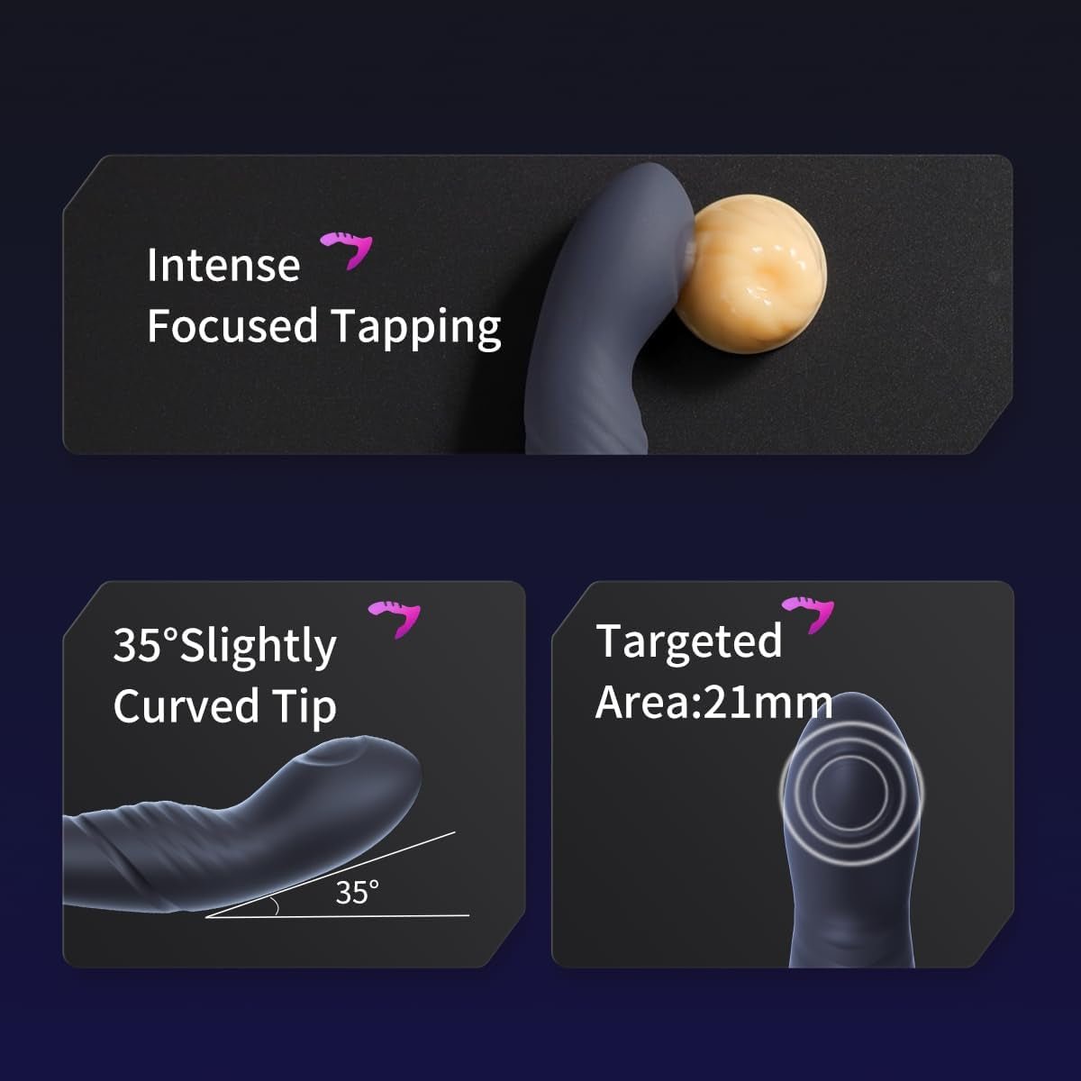 ArcRush Thrusting Prostate Massager Plug - Vixen | Nova Network