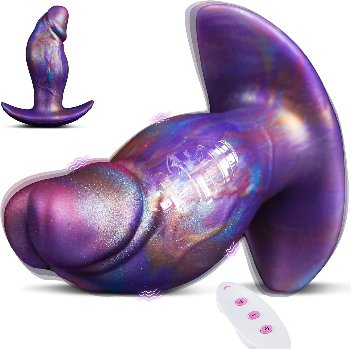 ArtisanGradient Vibrating Butt Plug – 6.5" Prostate Massager, 8 Modes - Vixen Adult Playroom