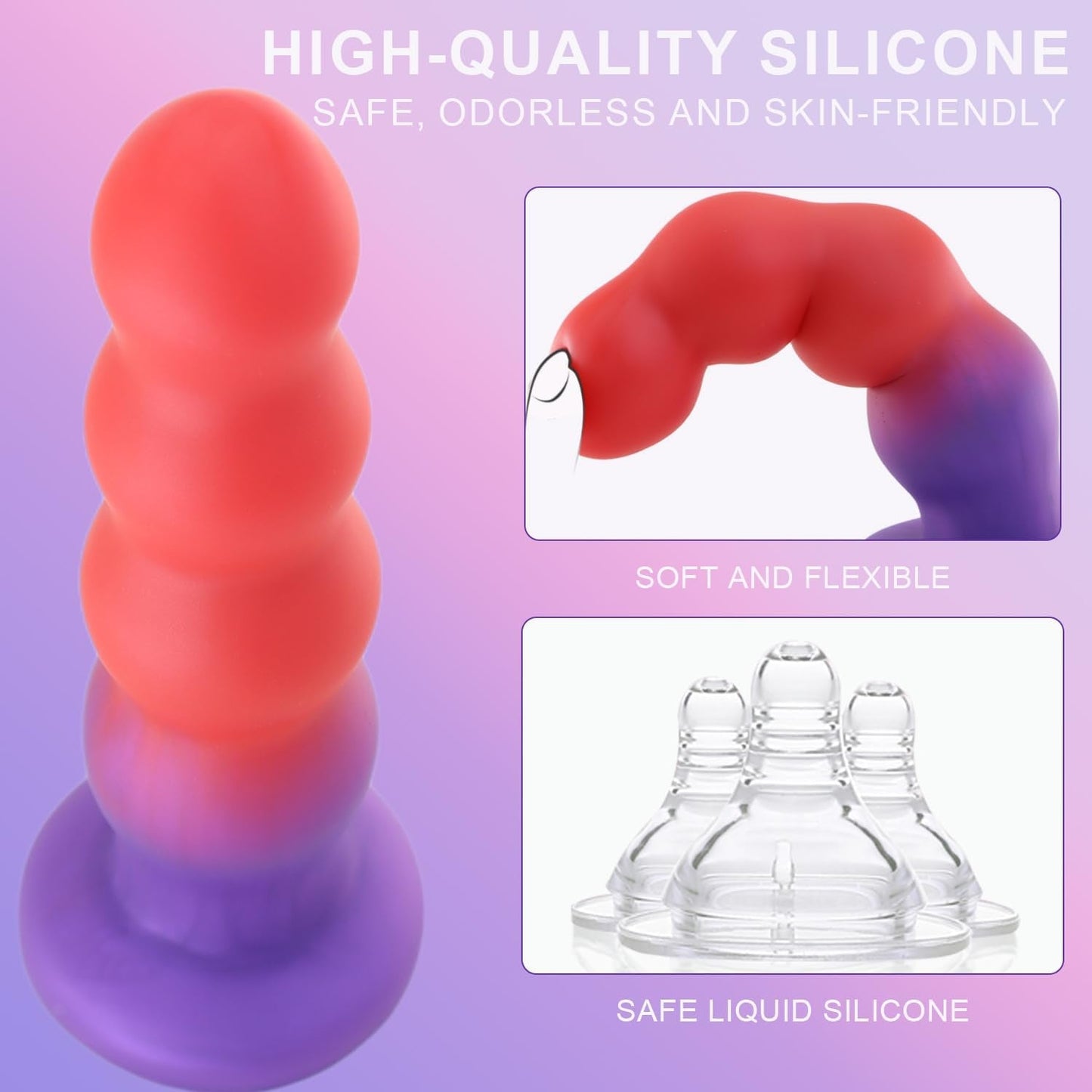 AscendBeads Graduated 6.3" Anal Trainer Plug - Vixen | Nova Network