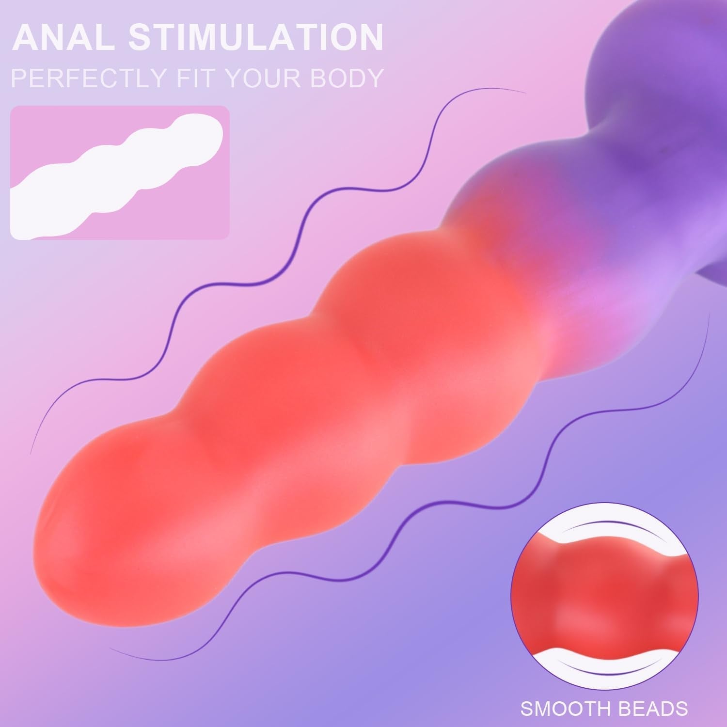 AscendBeads Graduated 6.3" Anal Trainer Plug - Vixen | Nova Network