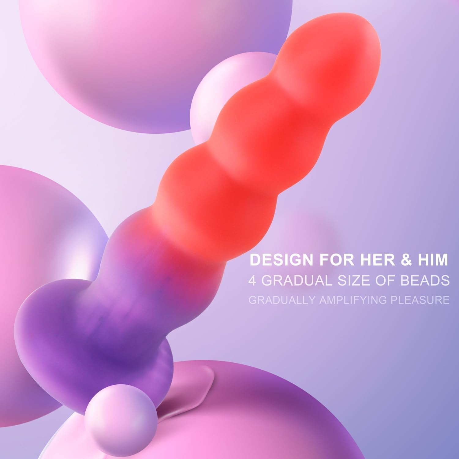 AscendBeads Graduated 6.3" Anal Trainer Plug - Vixen | Nova Network
