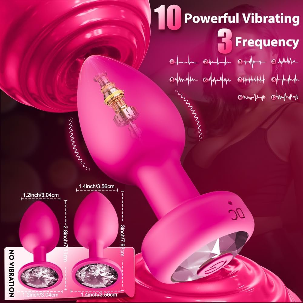 AscendTrio Anal Training Kit 3 Plugs 10 Vibe | App Remote - Vixen | Nova Network