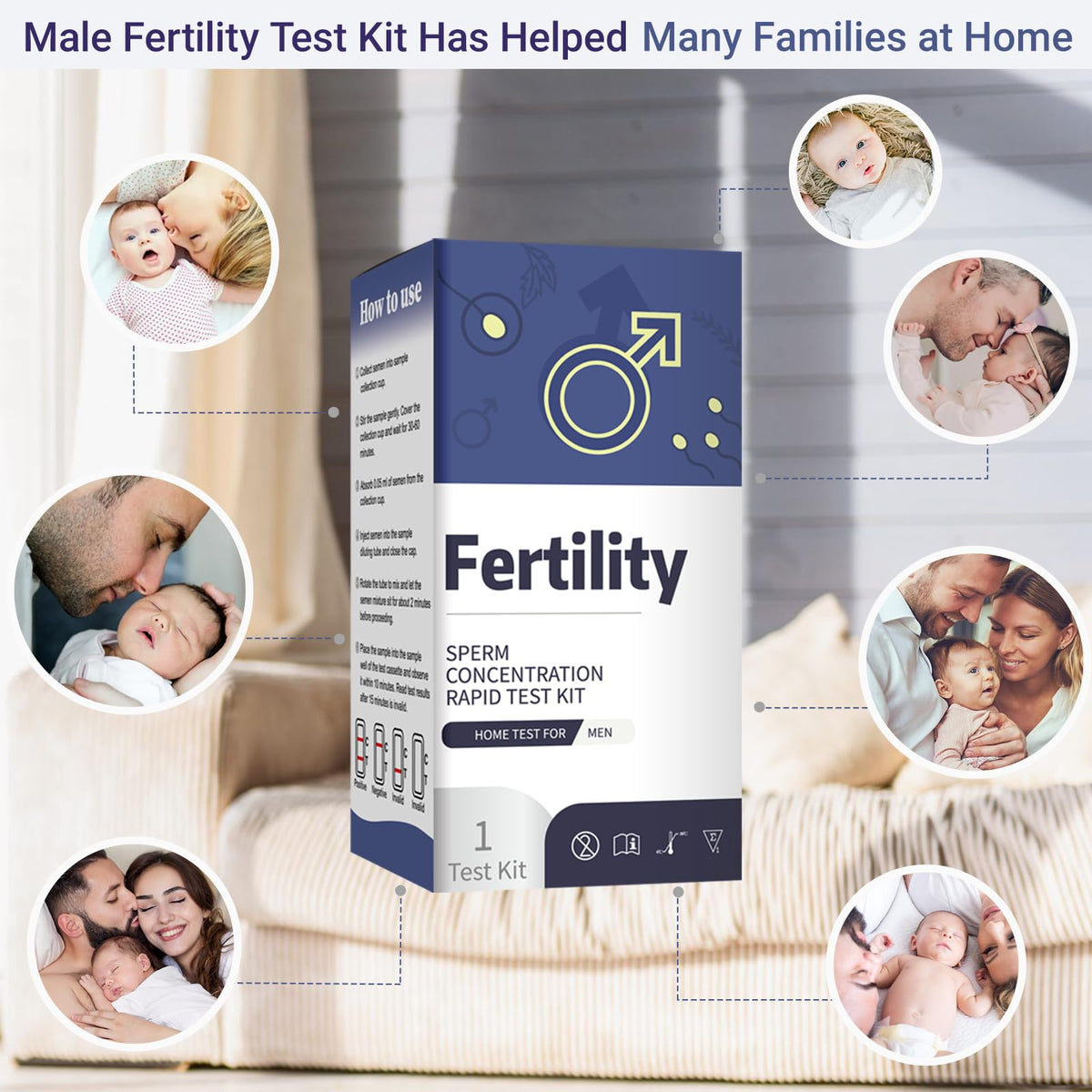 At-Home Male Fertility Test Kit | BLENSTCS - Vixen Adult Playroom