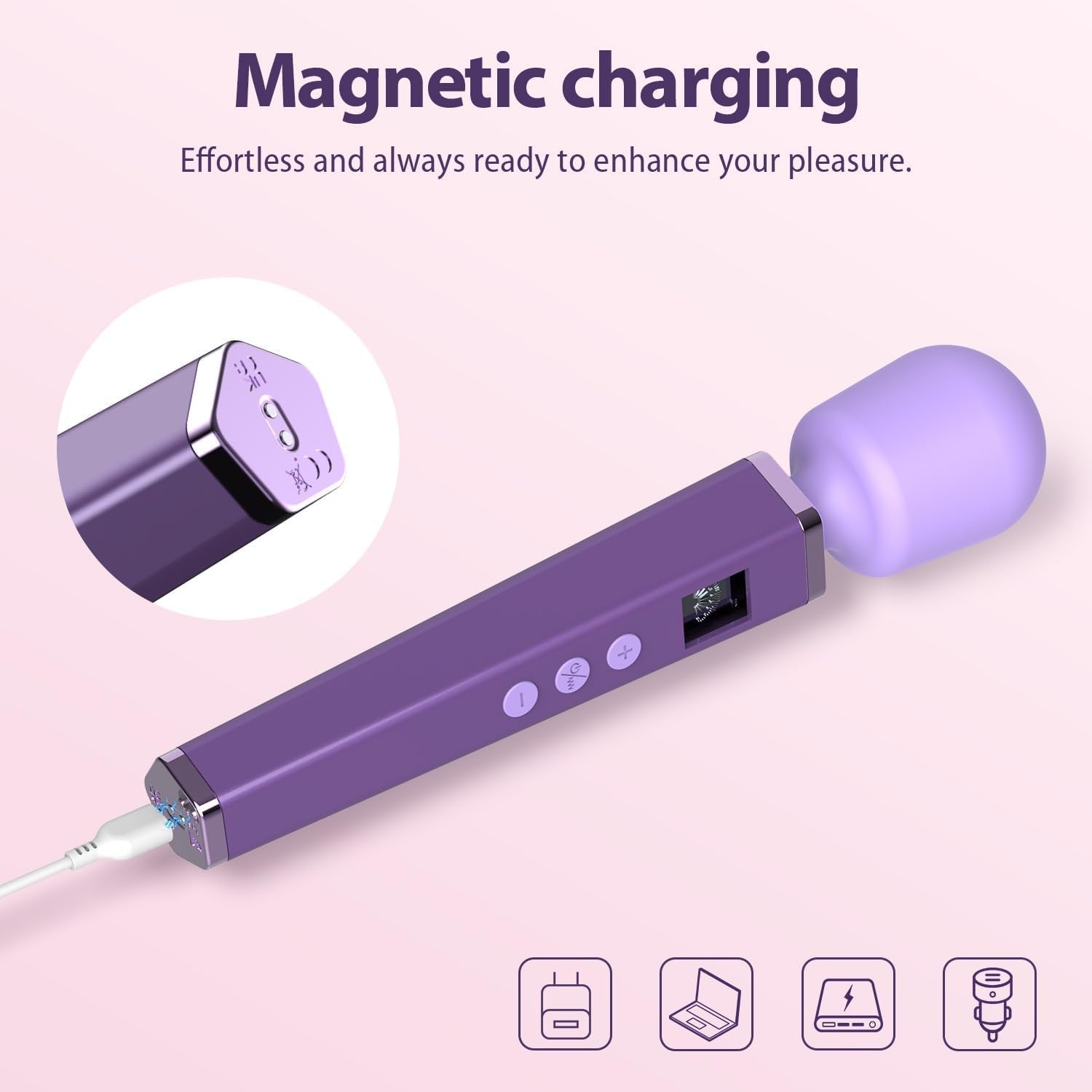 AuraFlex Premium Wand Vibrator Massager - Vixen | Nova Network