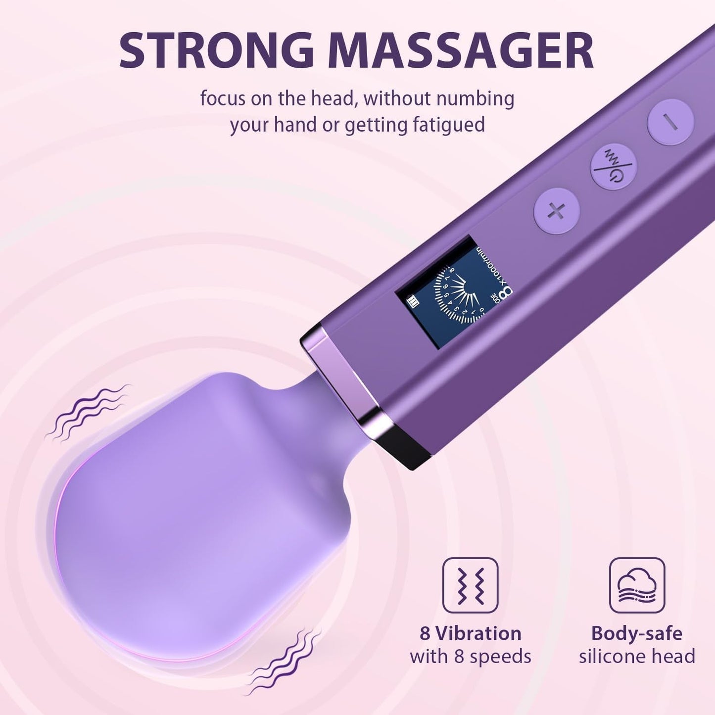 AuraFlex Premium Wand Vibrator Massager - Vixen | Nova Network