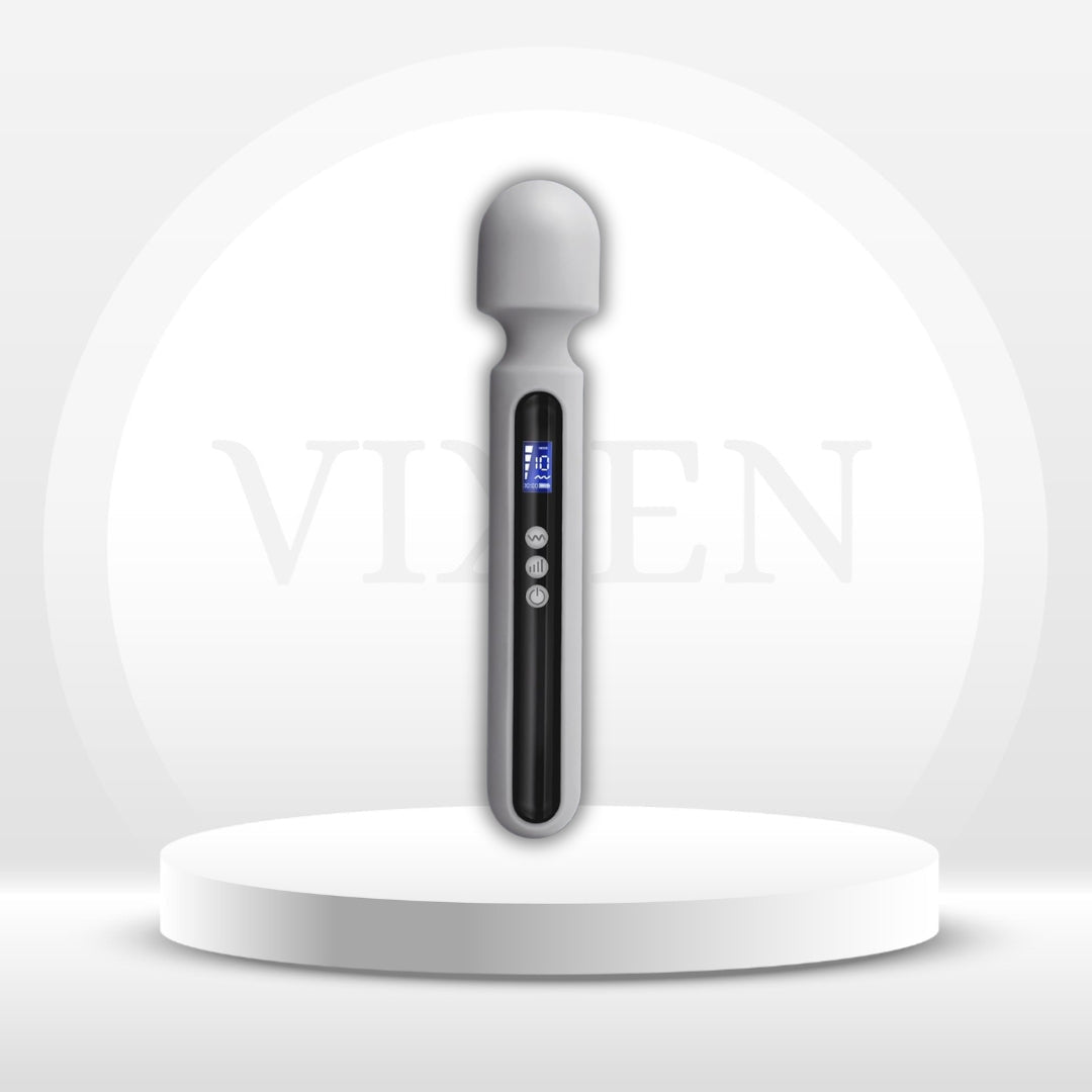AuraGlide G-Spot Stim 12" Wand Vibrator - Vixen Adult Playroom