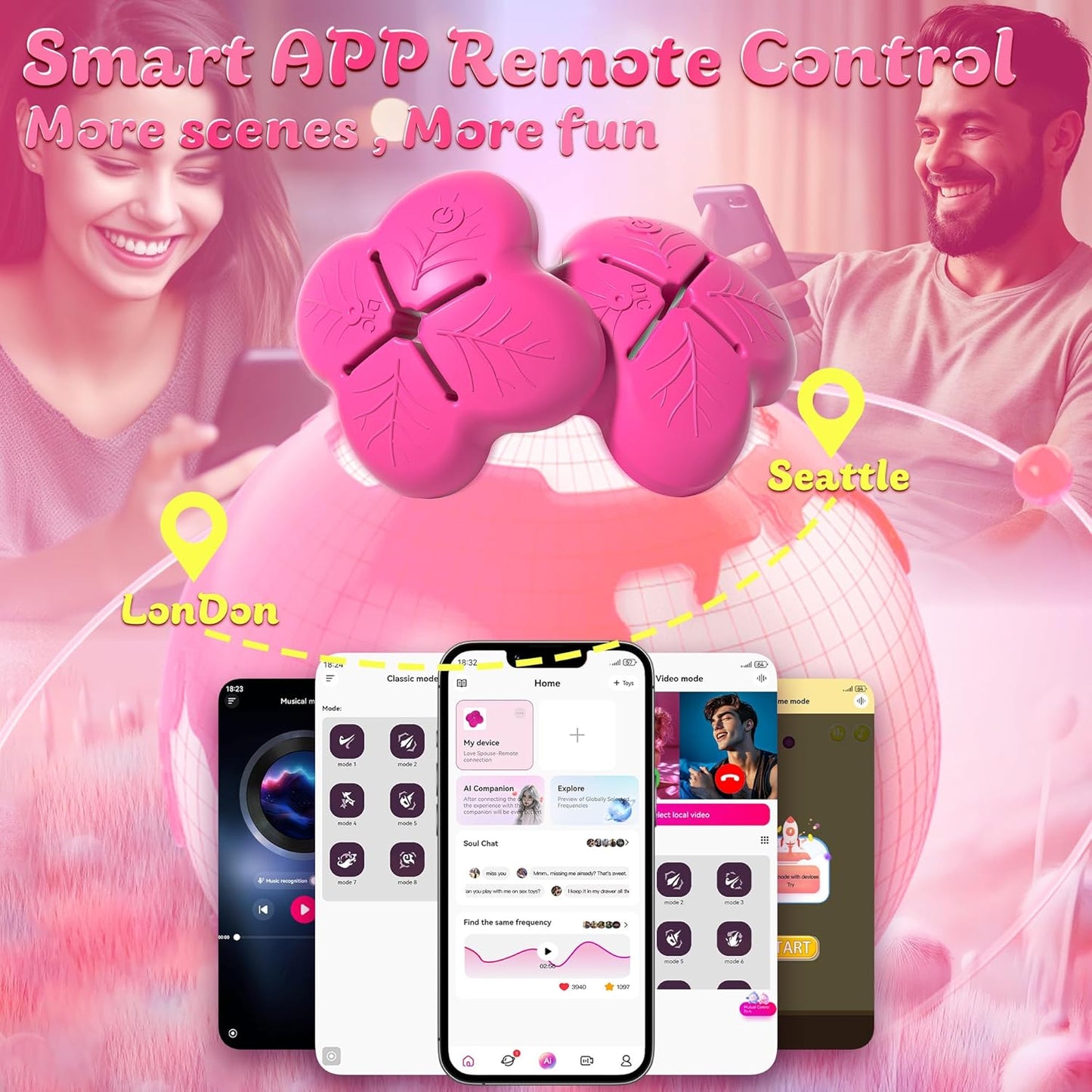 AuraLatch App - Controlled Nipple Clamps - Vixen | Nova Network