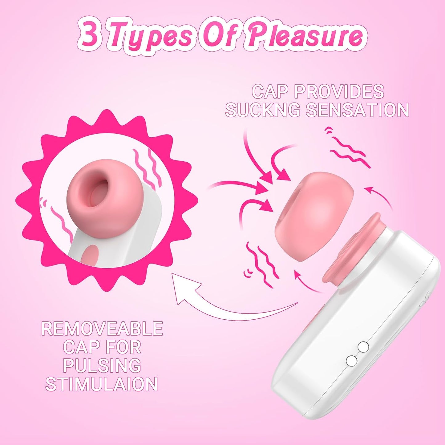 BloomPod Mini Clit Sucker with Charging Case – Discreet & Waterproof