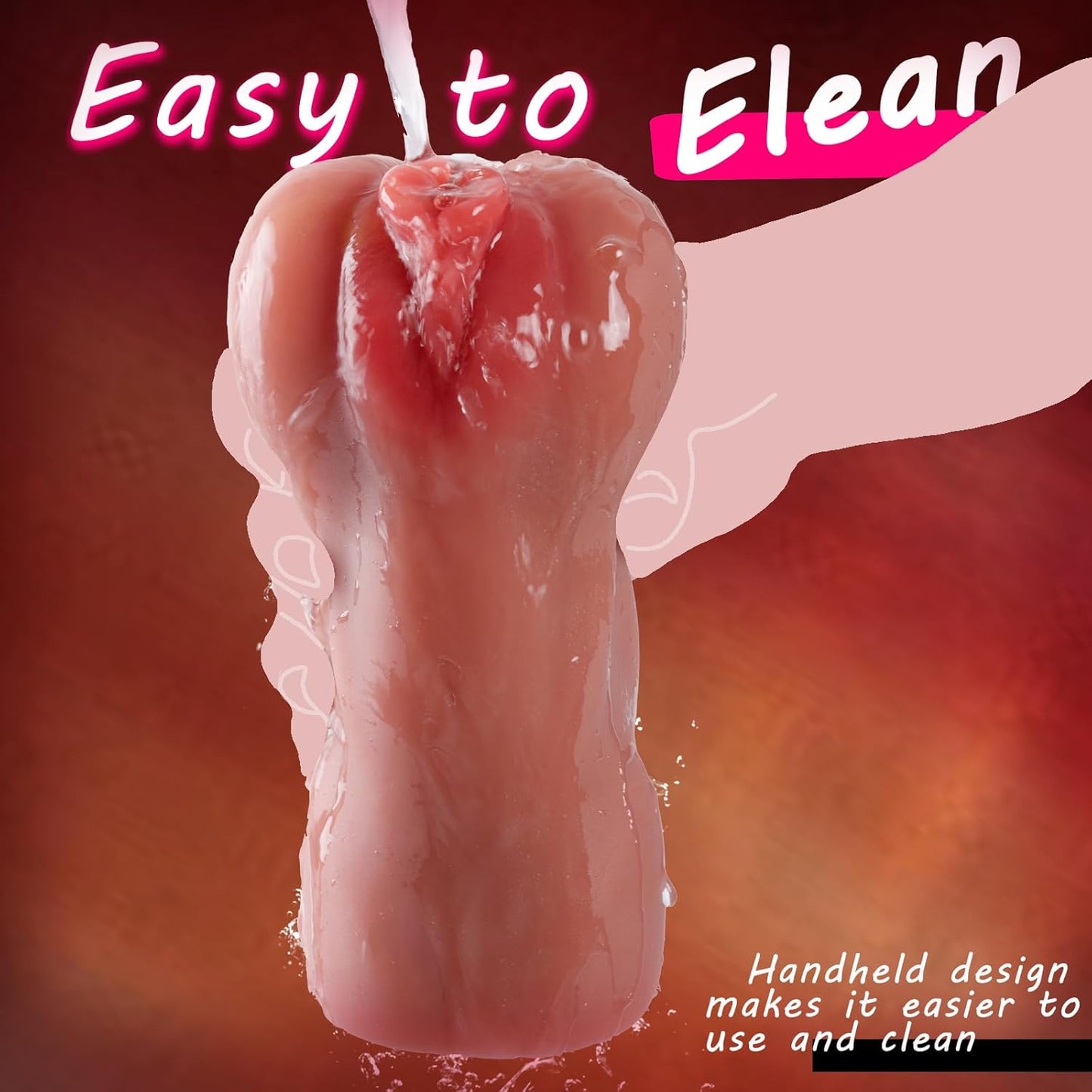 LushVale Realistic 3D Pocket Pussy Stroker