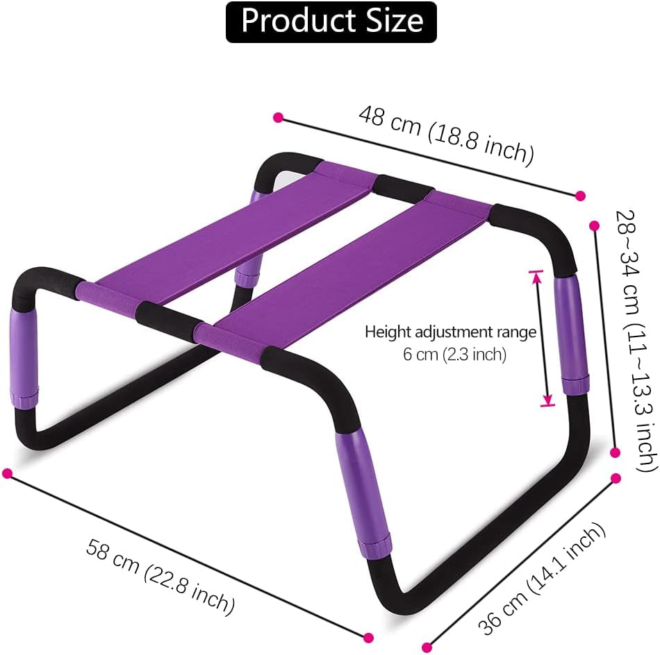 VeyraMotion Purple Adjustable Sex Chair for Couples