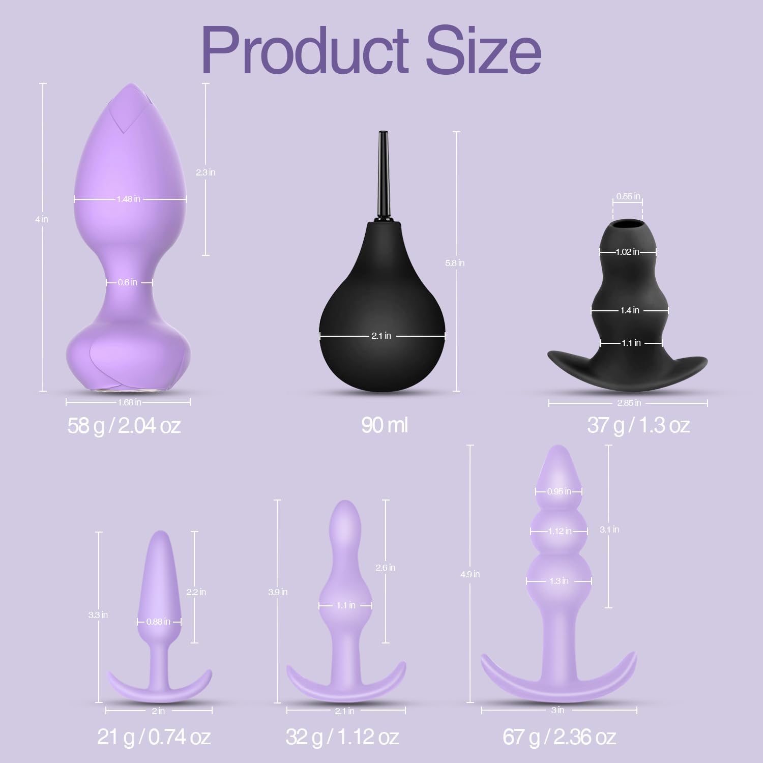 BackdoorBliss 6 - Piece Anal Training Kit - Vixen | Nova Network