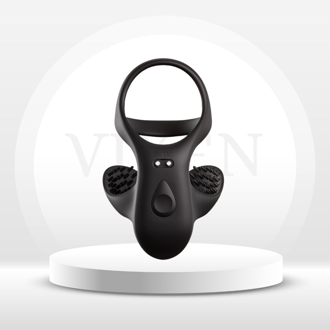 BallSync App Controlled Vibrating Cock Ring with Ball Wrap - Vixen | Nova Network