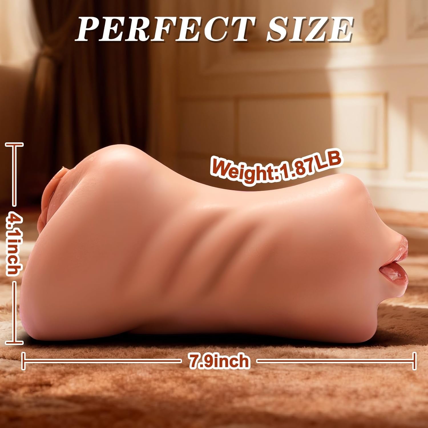 VelvetCove 3-in-1 Pocket Pussy Stroker