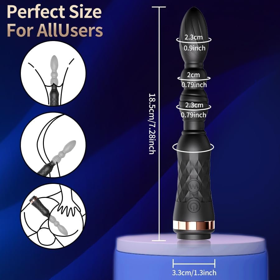 BeadBloom Mini Anal Beads Prostate Massage Vibrator - Vixen | Nova Network