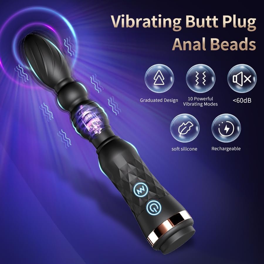 BeadBloom Mini Anal Beads Prostate Massage Vibrator - Vixen | Nova Network