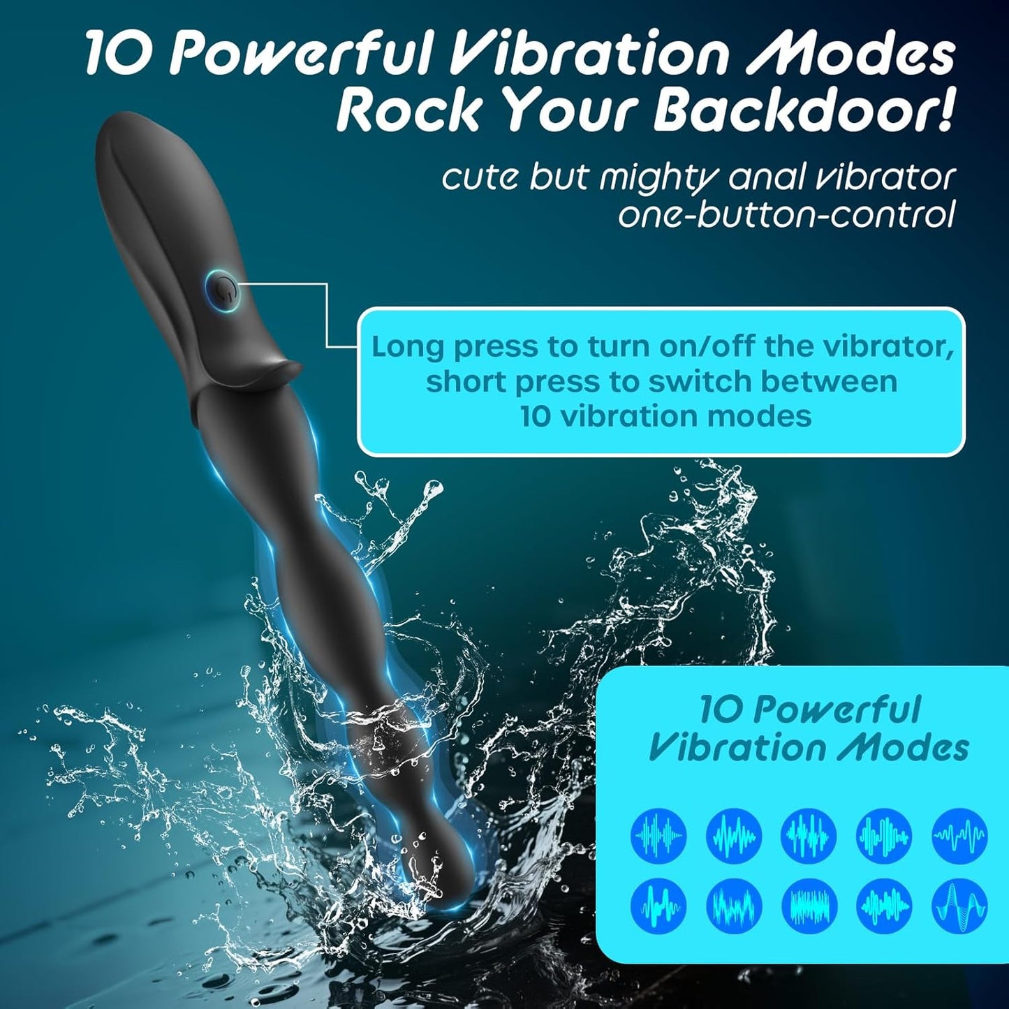 BeadsMaster Vibrating Anal Trainer - Vixen | Nova Network