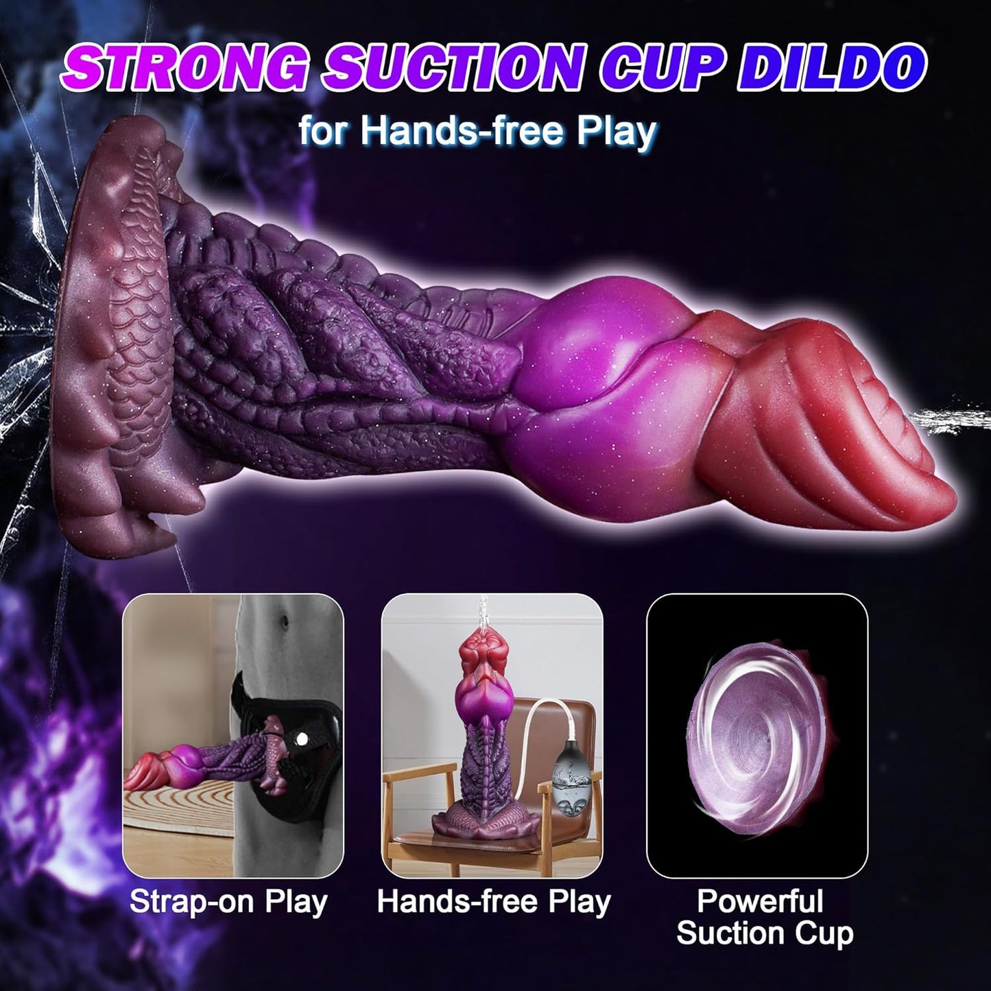BeastBurst Squirting Knot Dildo - Vixen | Nova Network