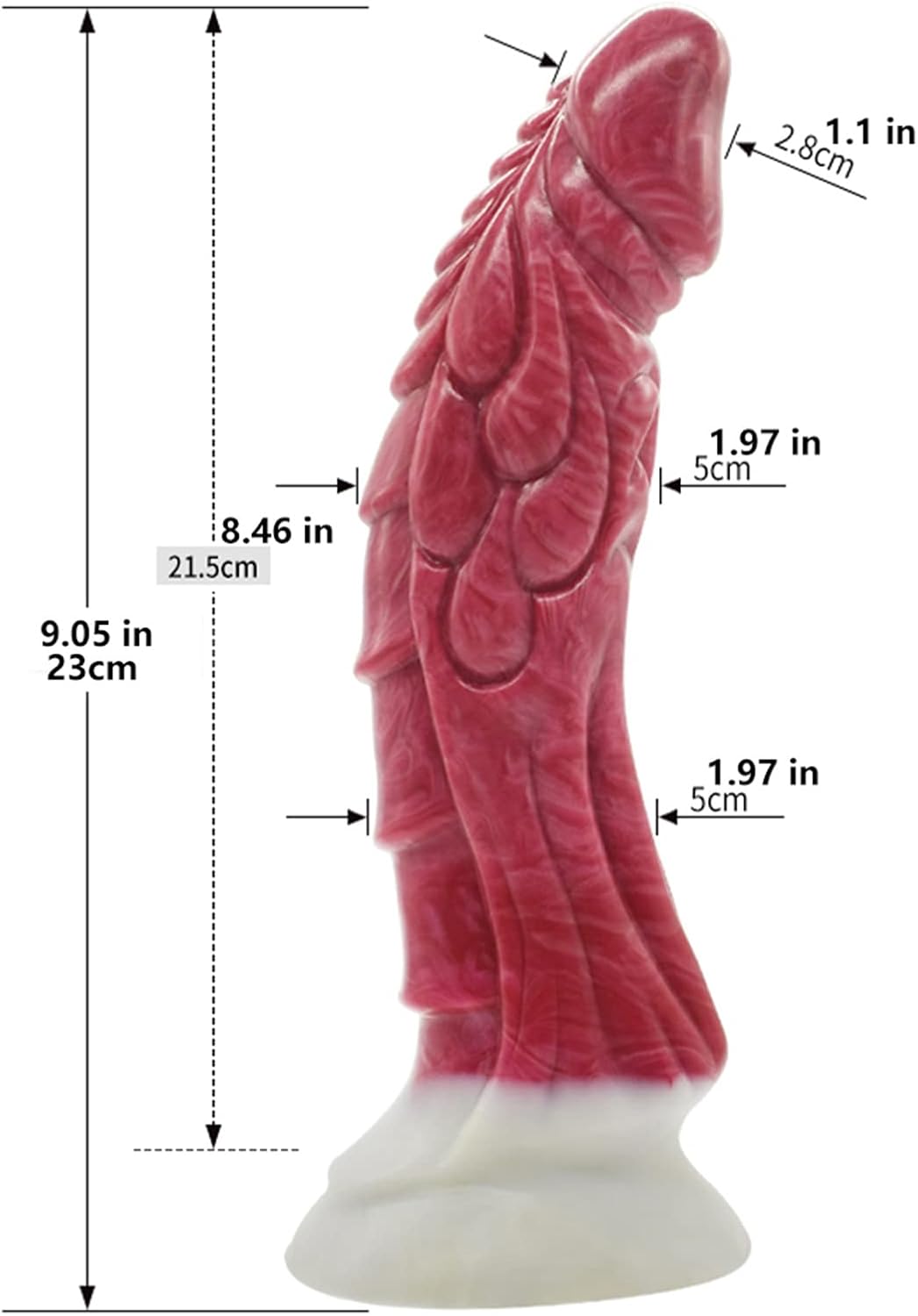 BeastFlow Monster Liquid Silicone Ejaculating Dildo - Vixen | Nova Network