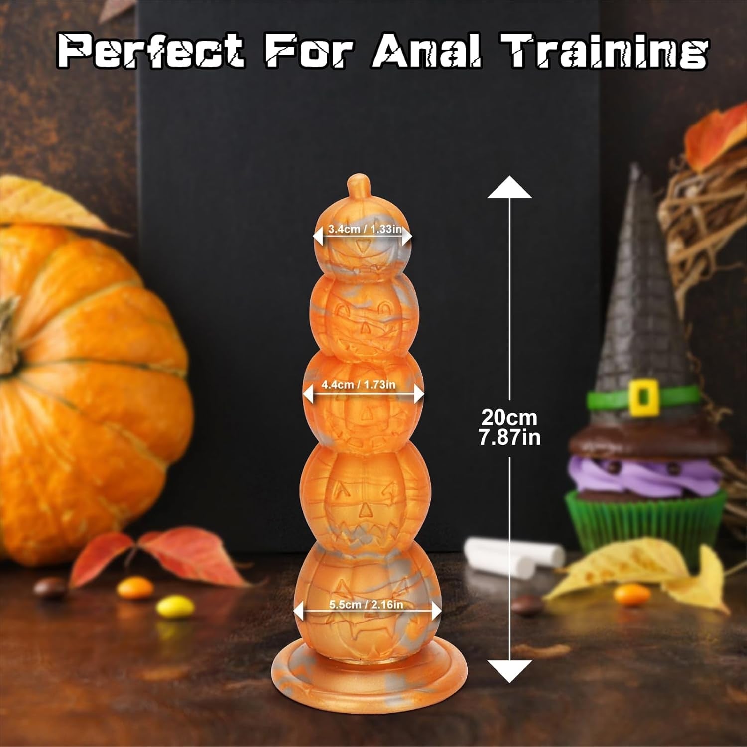 BeastKnot 7.87" Silicone Knot Fantasy Dildo with Suction Cup - Vixen Adult Playroom