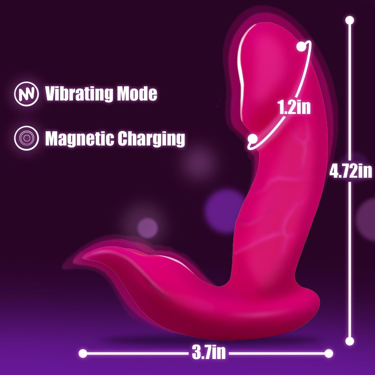 TeaseCurve Remote Control Dildo Panty Vibrator