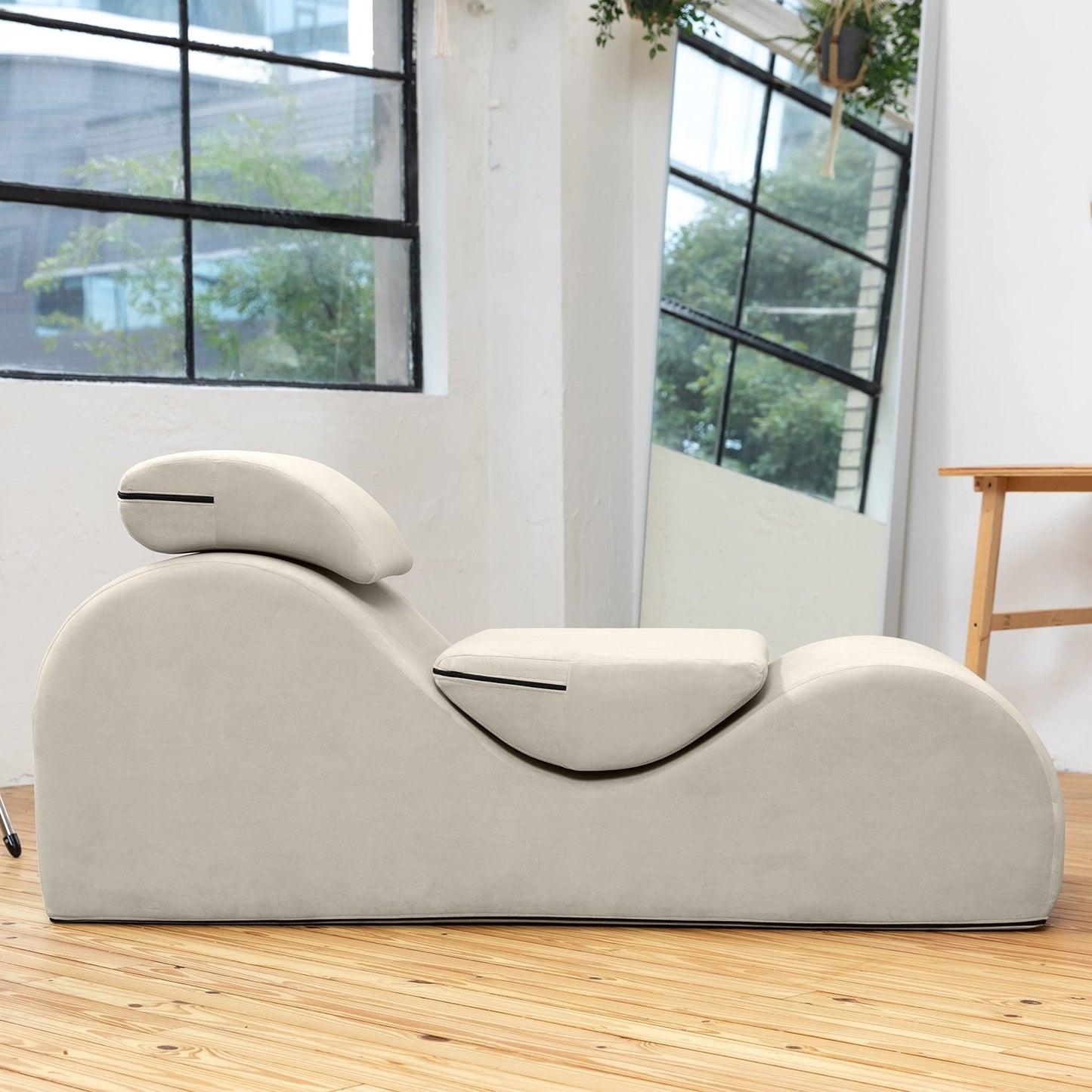 Beige Luxury Intimate Lounge Chaise - Vixen | Nova Network