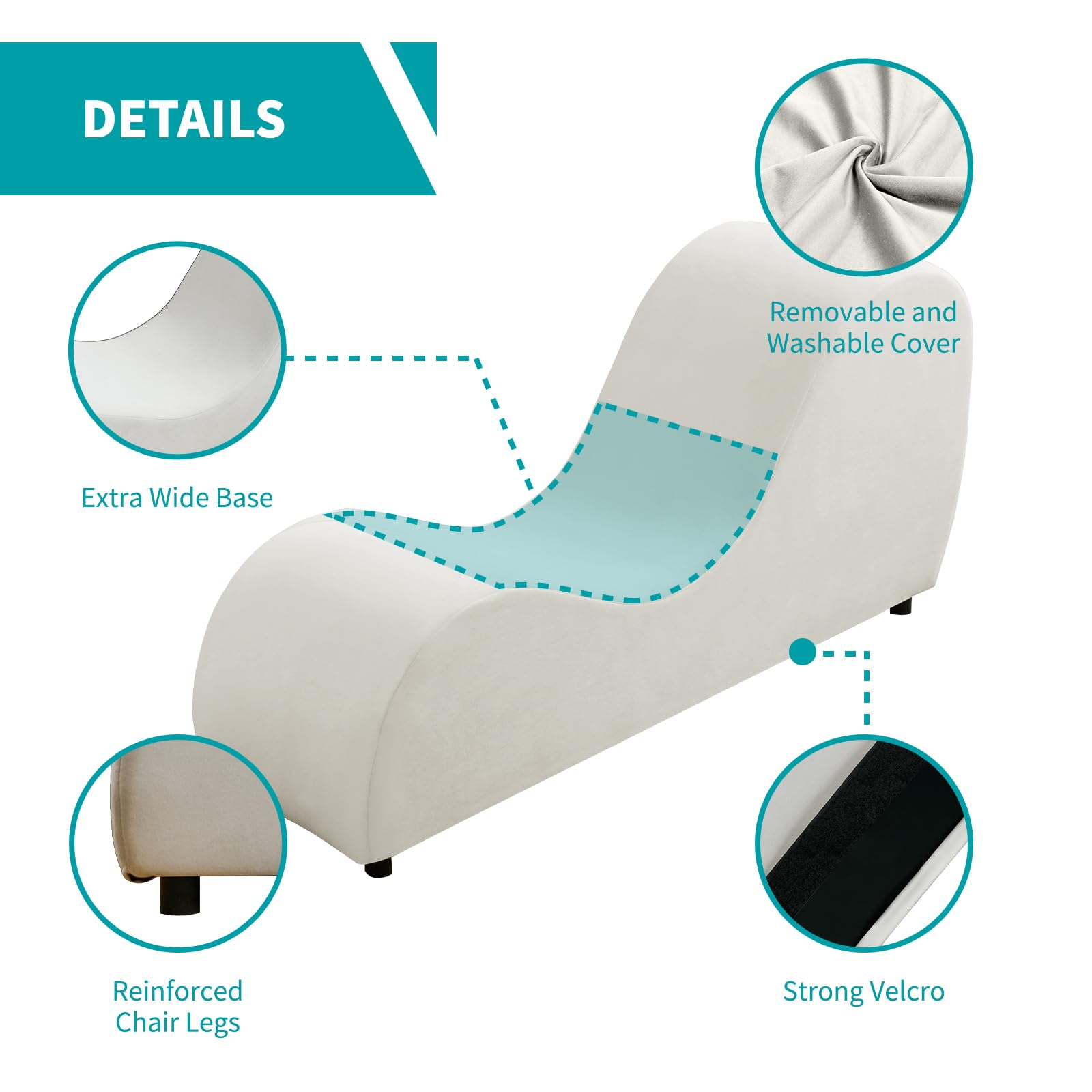 Beige Velvet S - Curve Seduction Chaise - Vixen | Nova Network