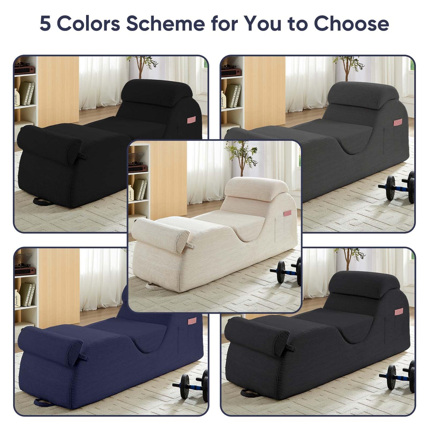 Beige Wide Corduroy Intimate Lounge Chair - Vixen | Nova Network