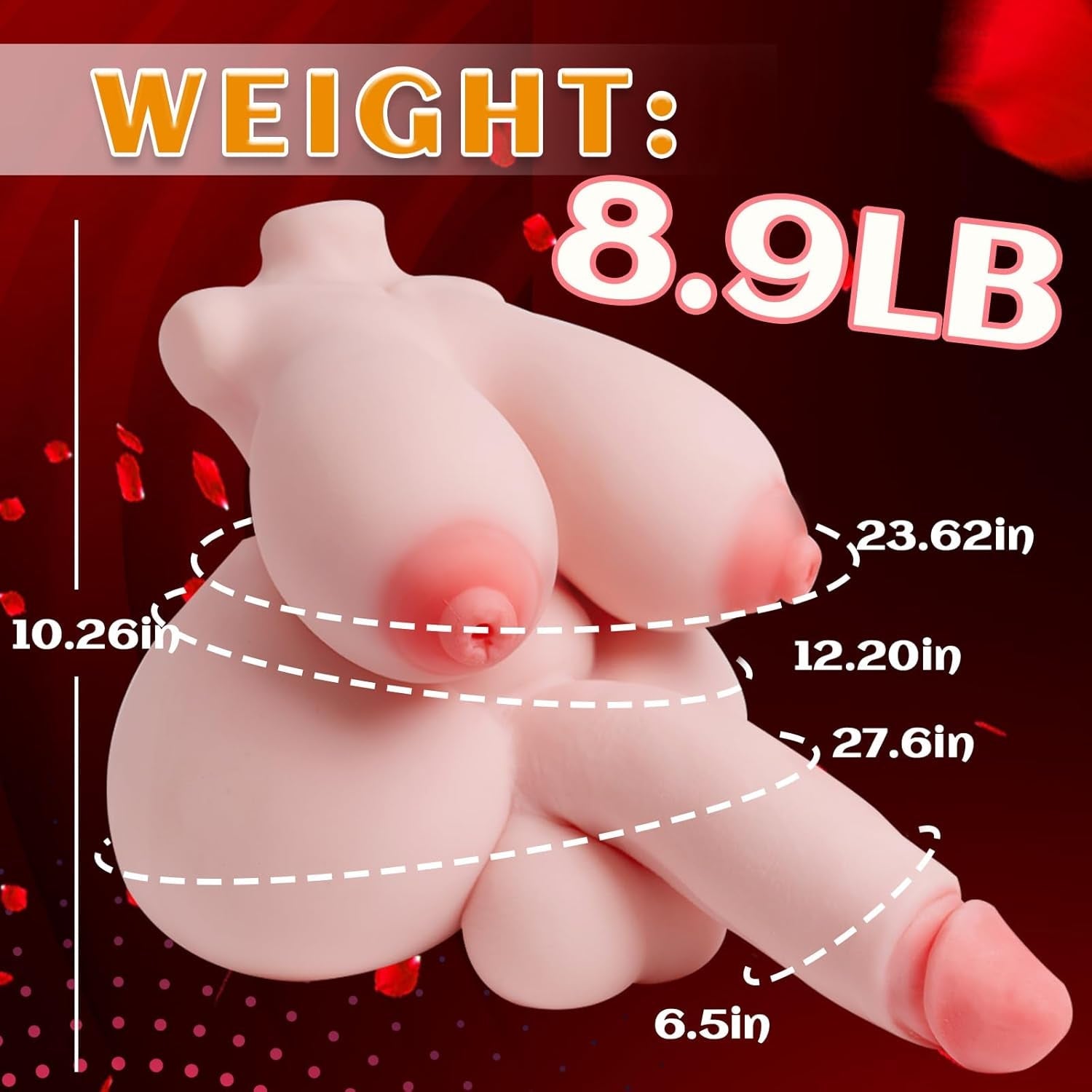 BijouMix 5-in-1 Trans Torso Sex Doll | Penetrable Nipples - Vixen Adult Playroom