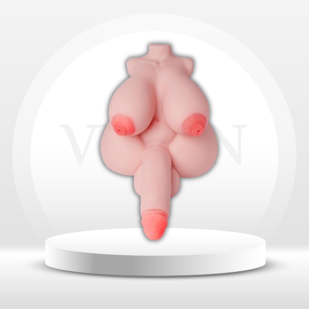 BijouMix 5-in-1 Trans Torso Sex Doll | Penetrable Nipples - Vixen Adult Playroom
