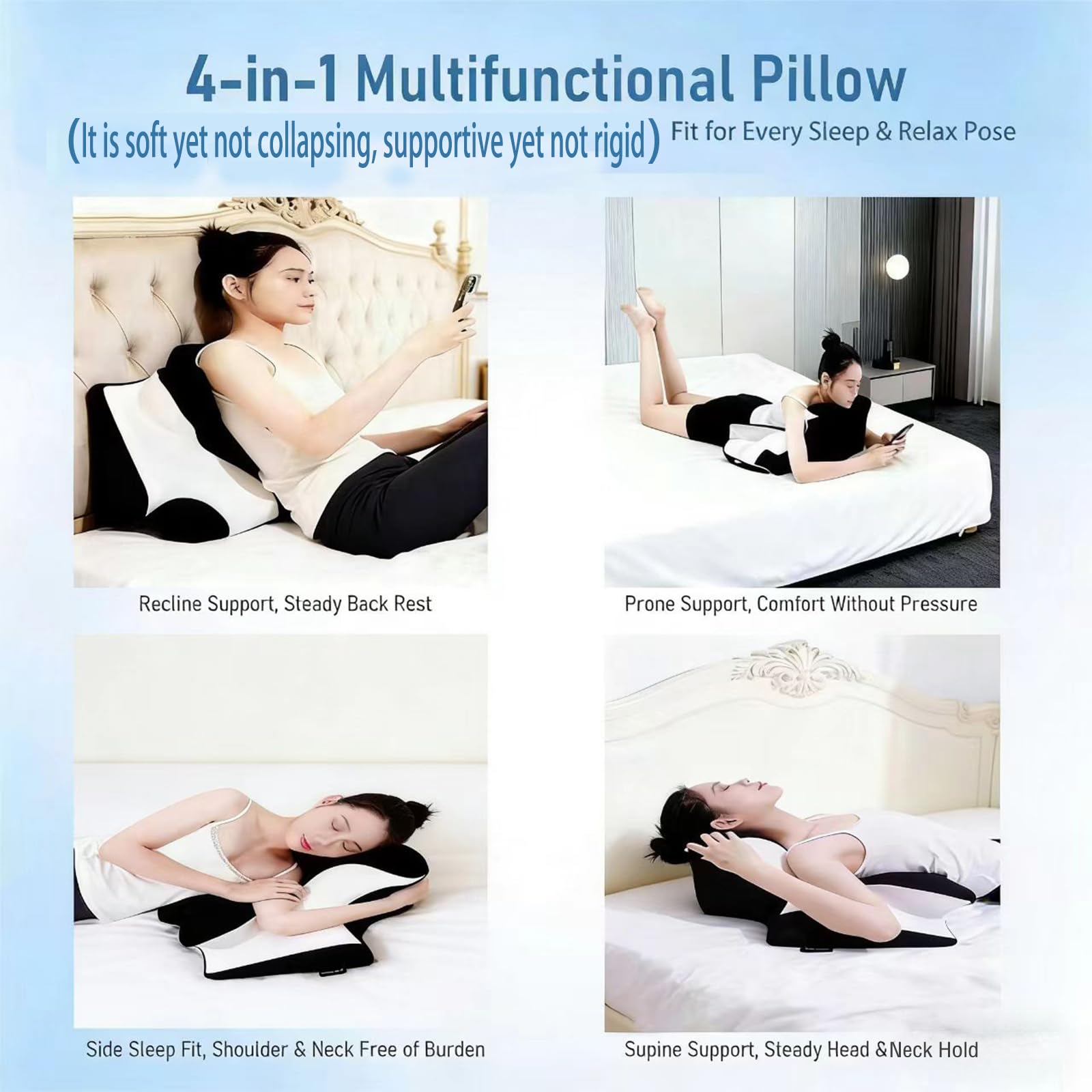 Black Couples Intimacy Support Wedge Pillow - Vixen | Nova Network