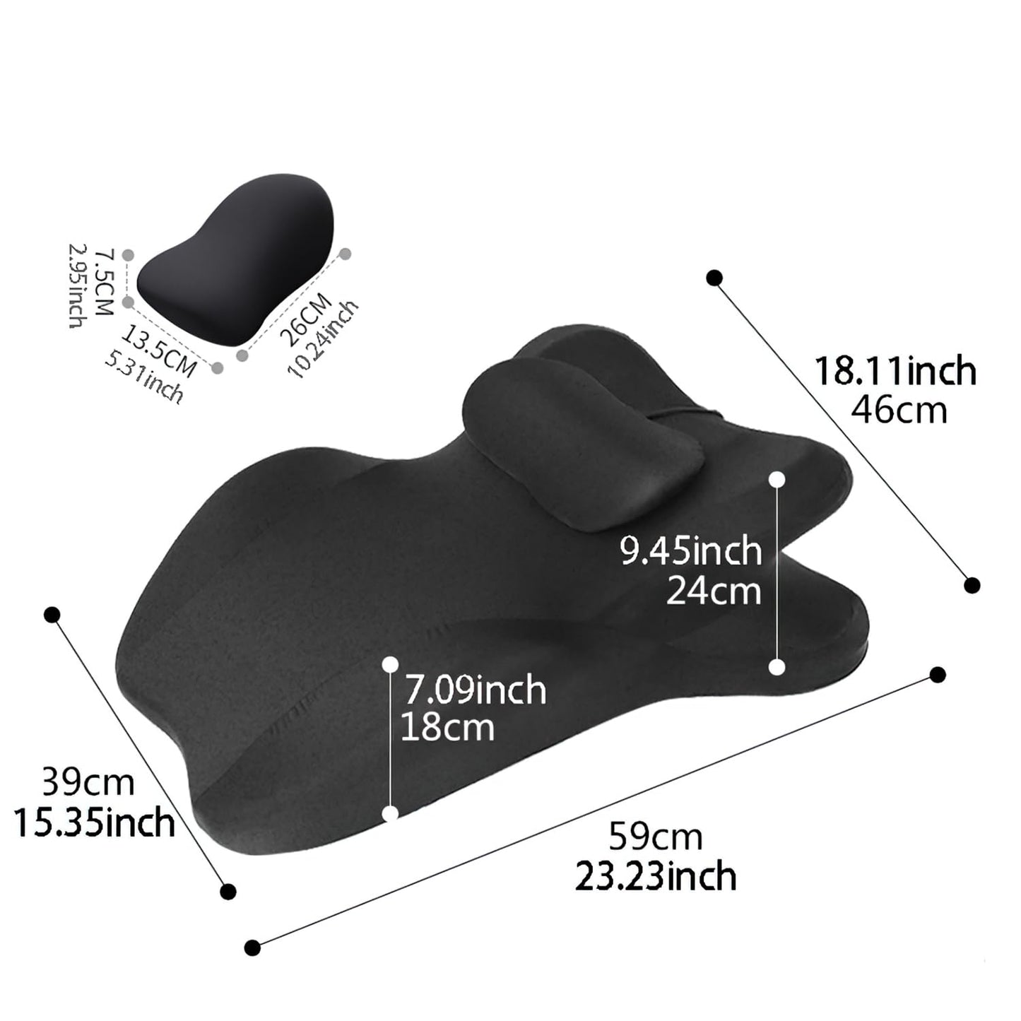 Black Couples Intimate Position Support Pillow - Vixen | Nova Network