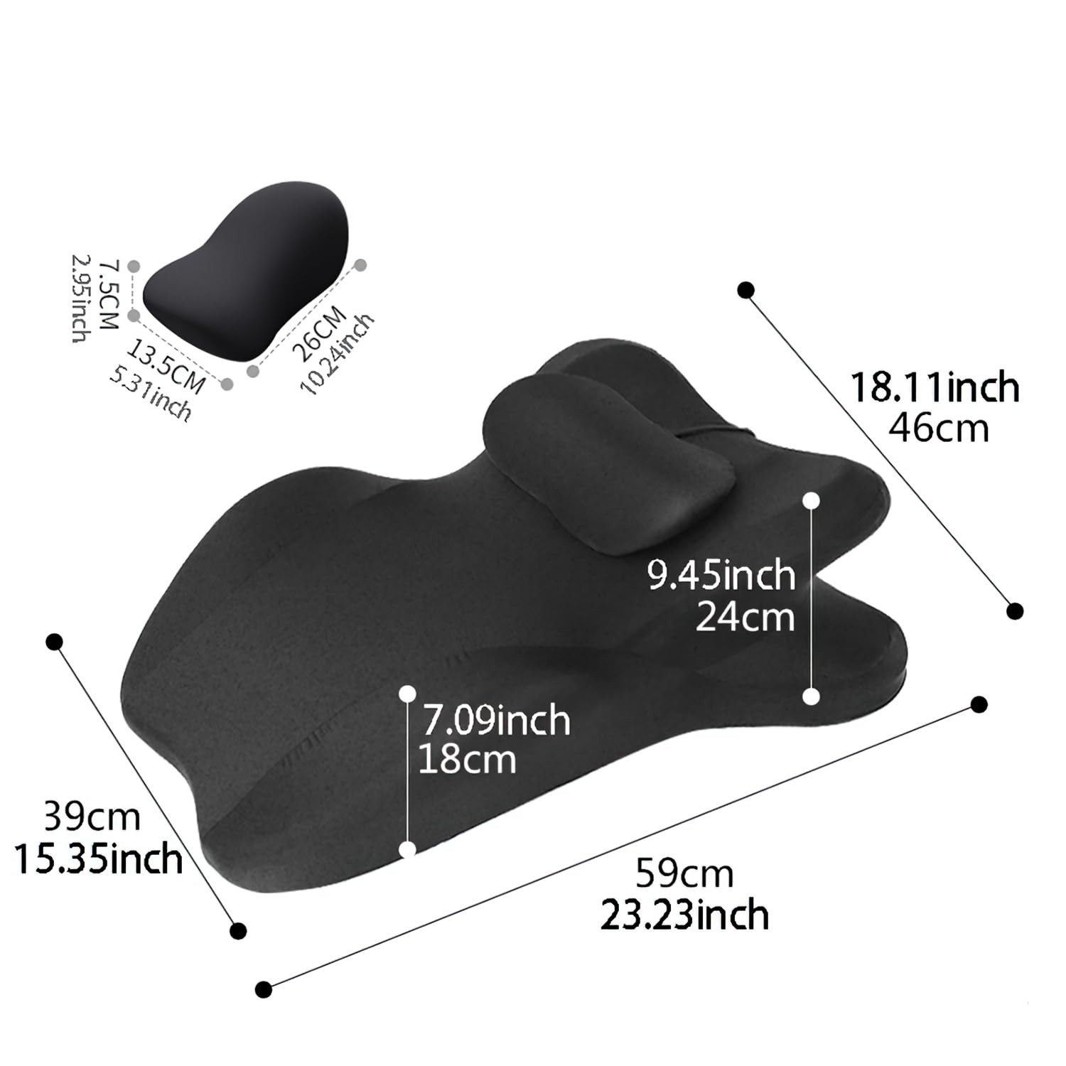 Black Couples Intimate Position Support Pillow - Vixen | Nova Network