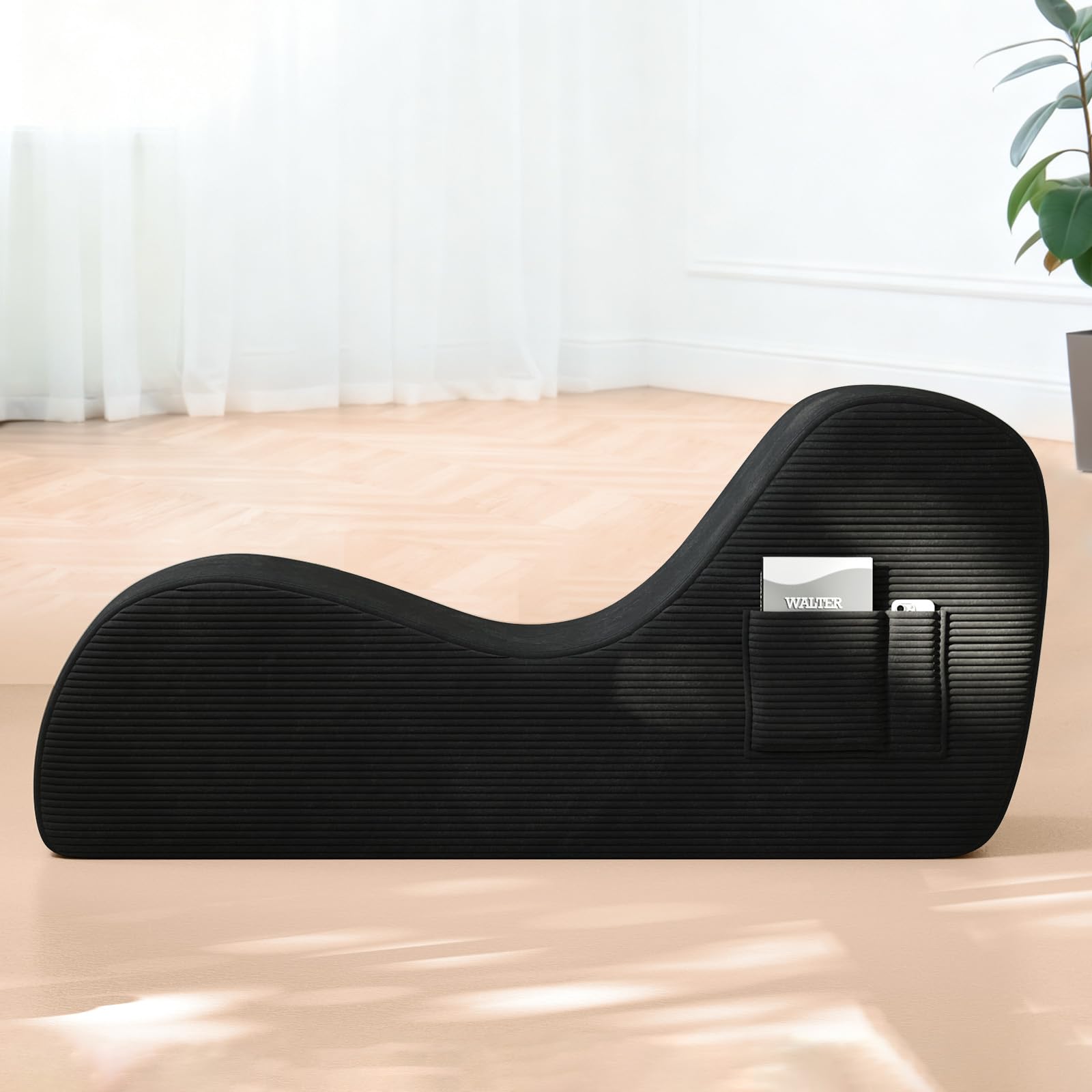 Black Ergonomic Passion Support Chaise - Vixen | Nova Network