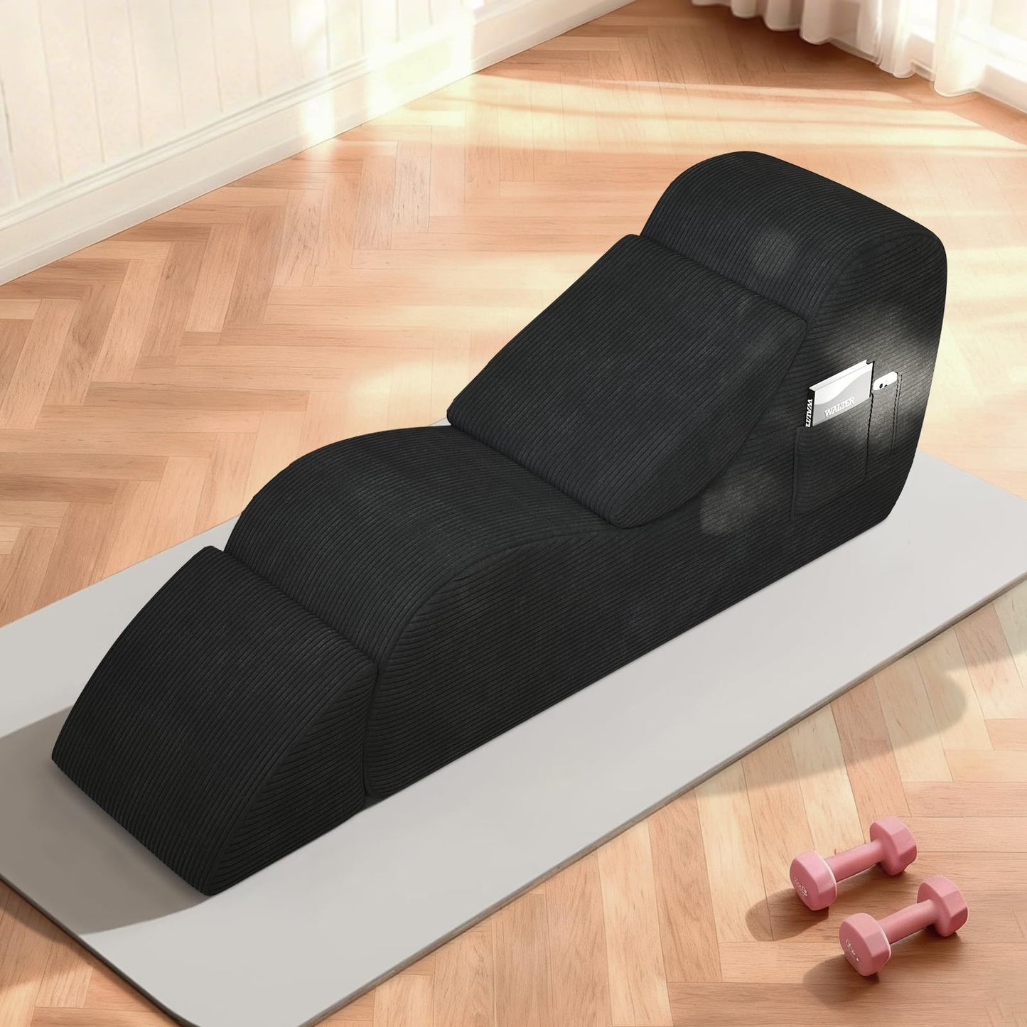 Black Ergonomic Passion Support Chaise - Vixen | Nova Network