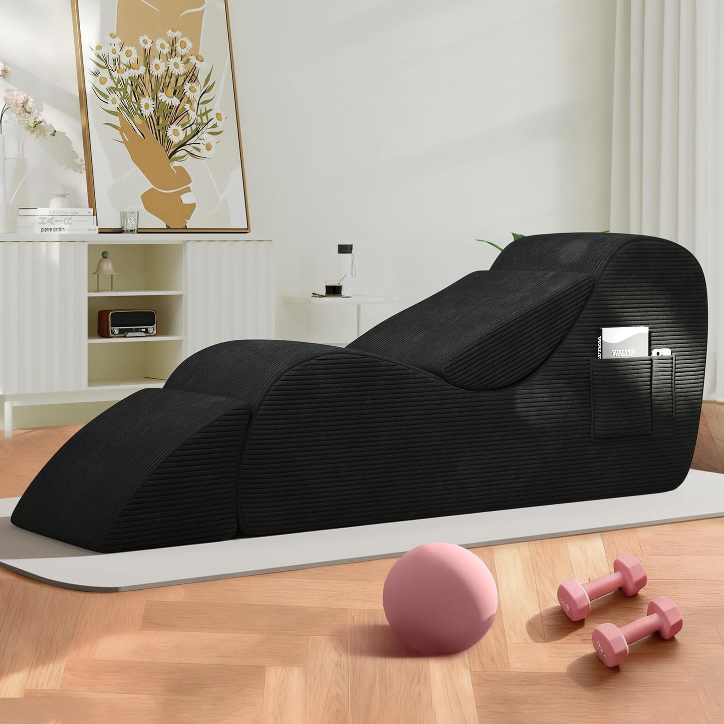 Black Ergonomic Passion Support Chaise - Vixen | Nova Network