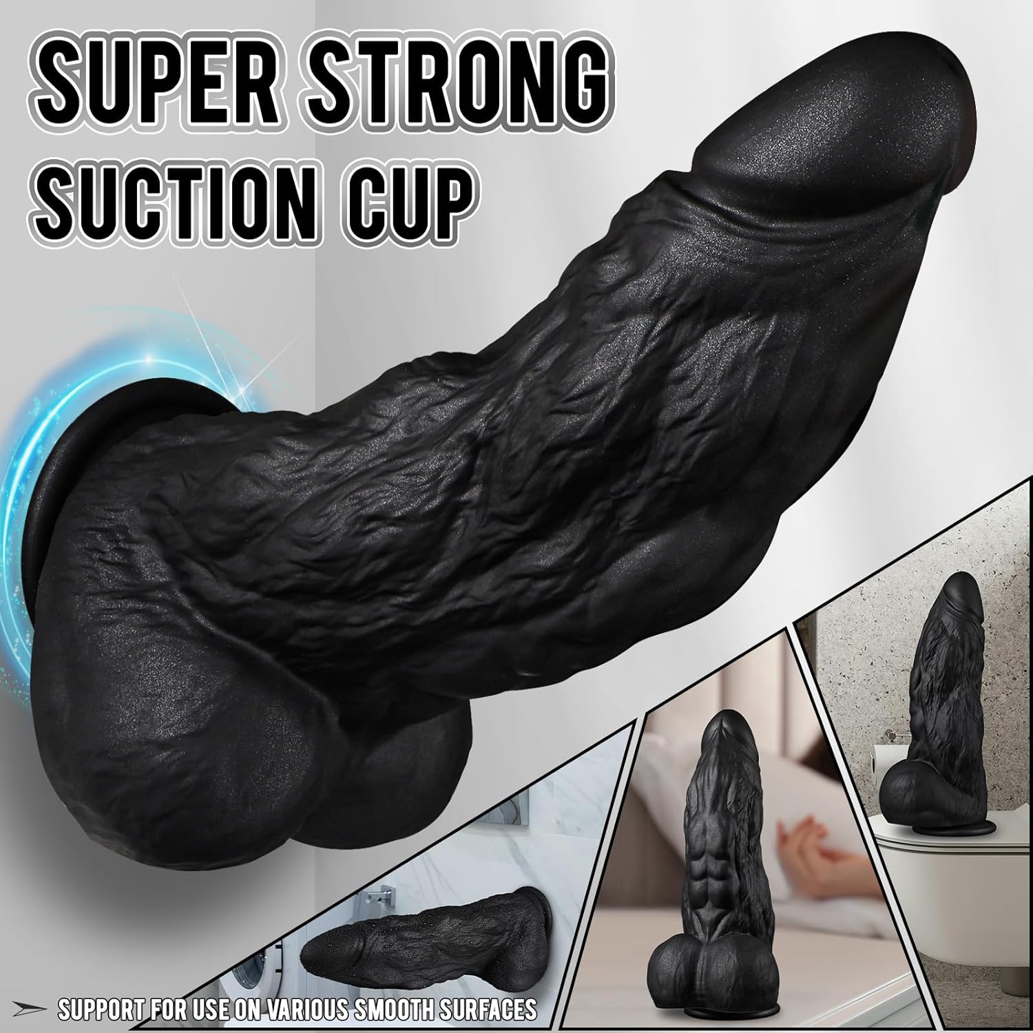 BlackBeast 8" Thick Silicone Fantasy Dildo - Vixen | Nova Network