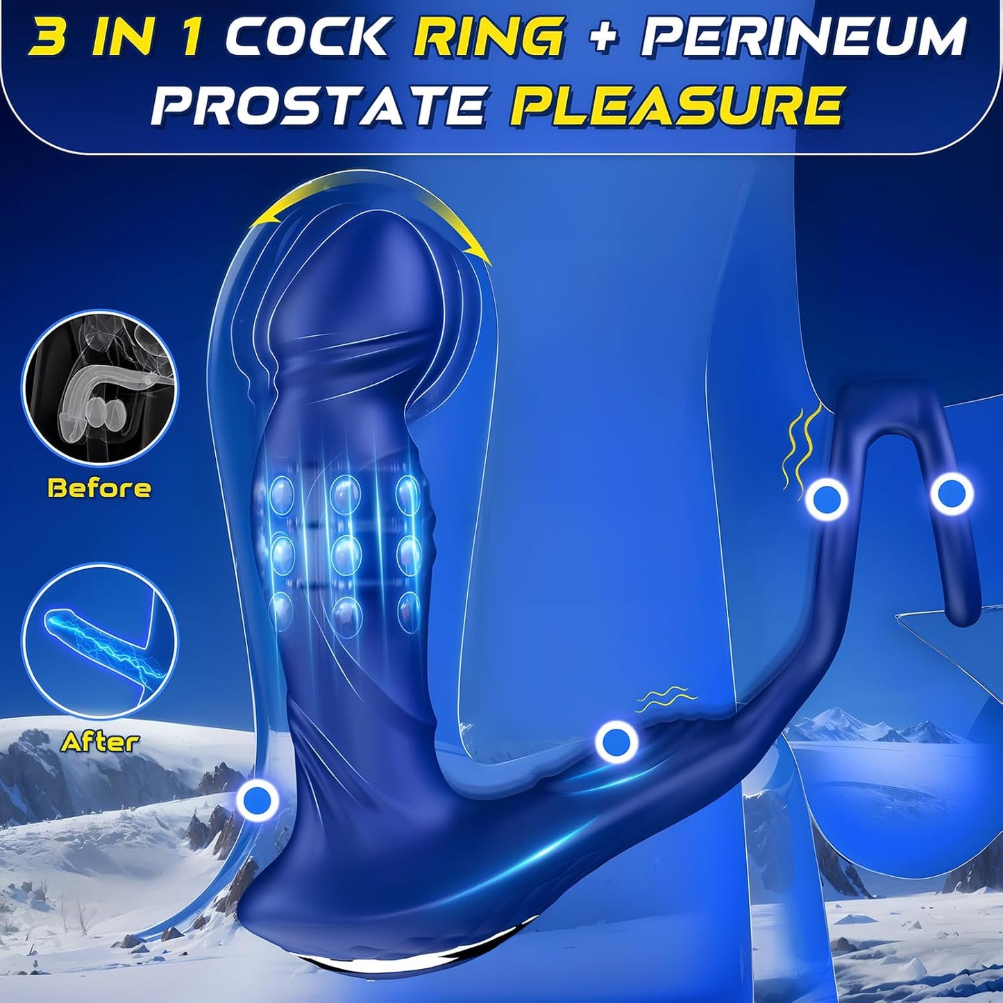 BlissMaker 3 - in - 1 Prostate Massager - Vixen | Nova Network