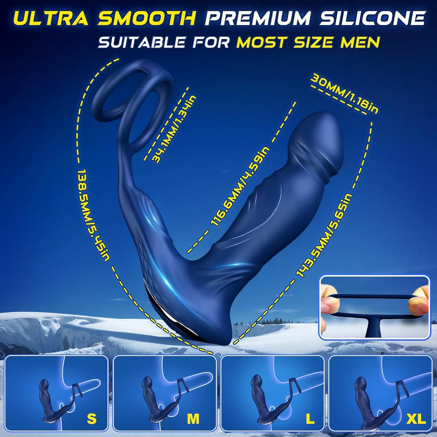 BlissMaker 3 - in - 1 Prostate Massager - Vixen | Nova Network