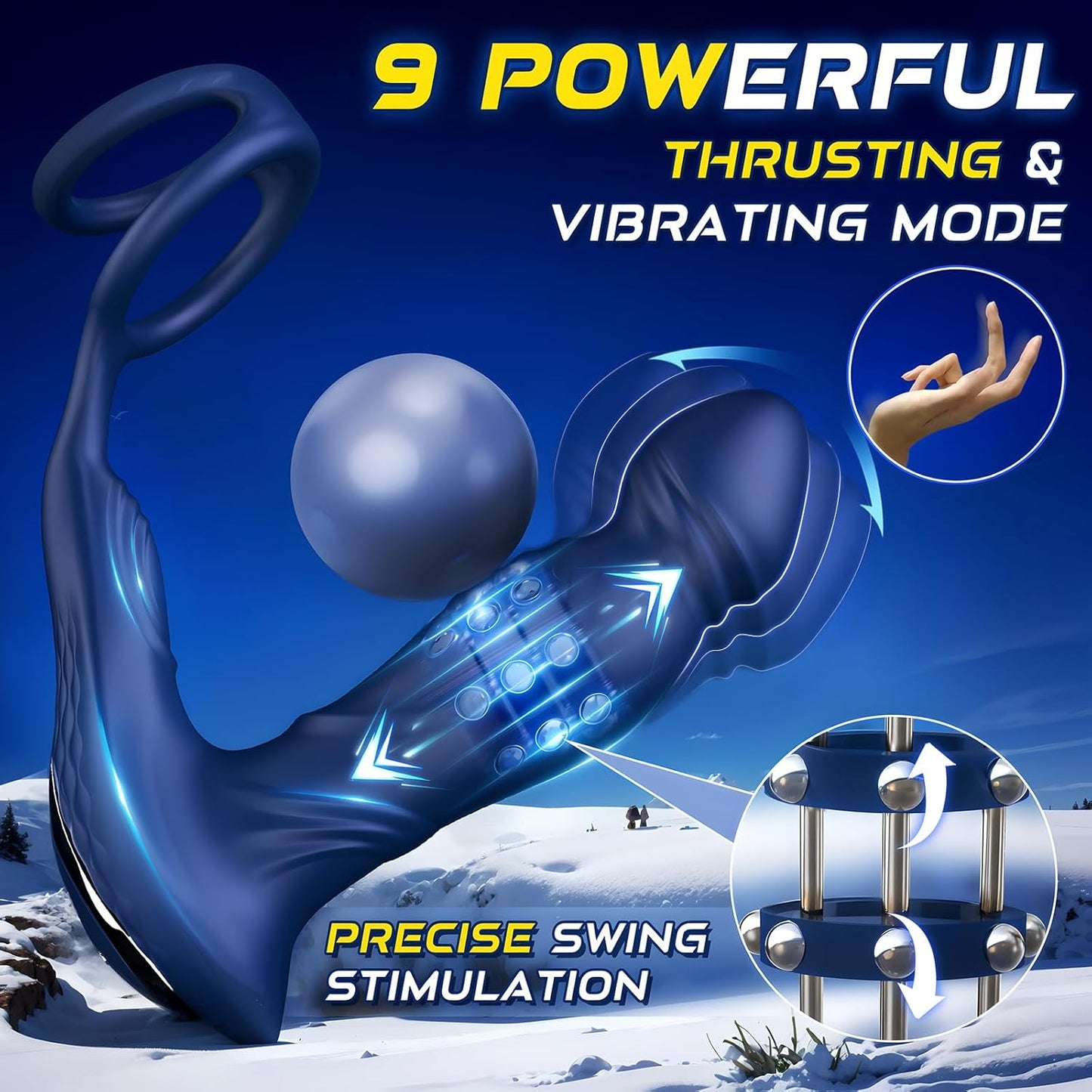 BlissMaker 3 - in - 1 Prostate Massager - Vixen | Nova Network