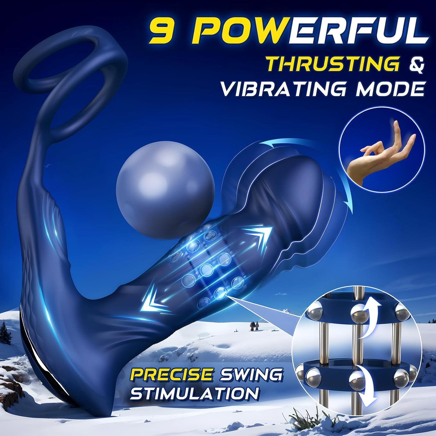 BlissMaker 3 - in - 1 Prostate Massager - Vixen | Nova Network