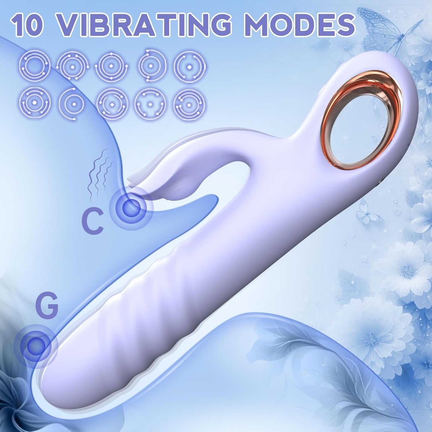 BloomBunny Rabbit Thrusting G - Spot Vibrator - Vixen | Nova Network