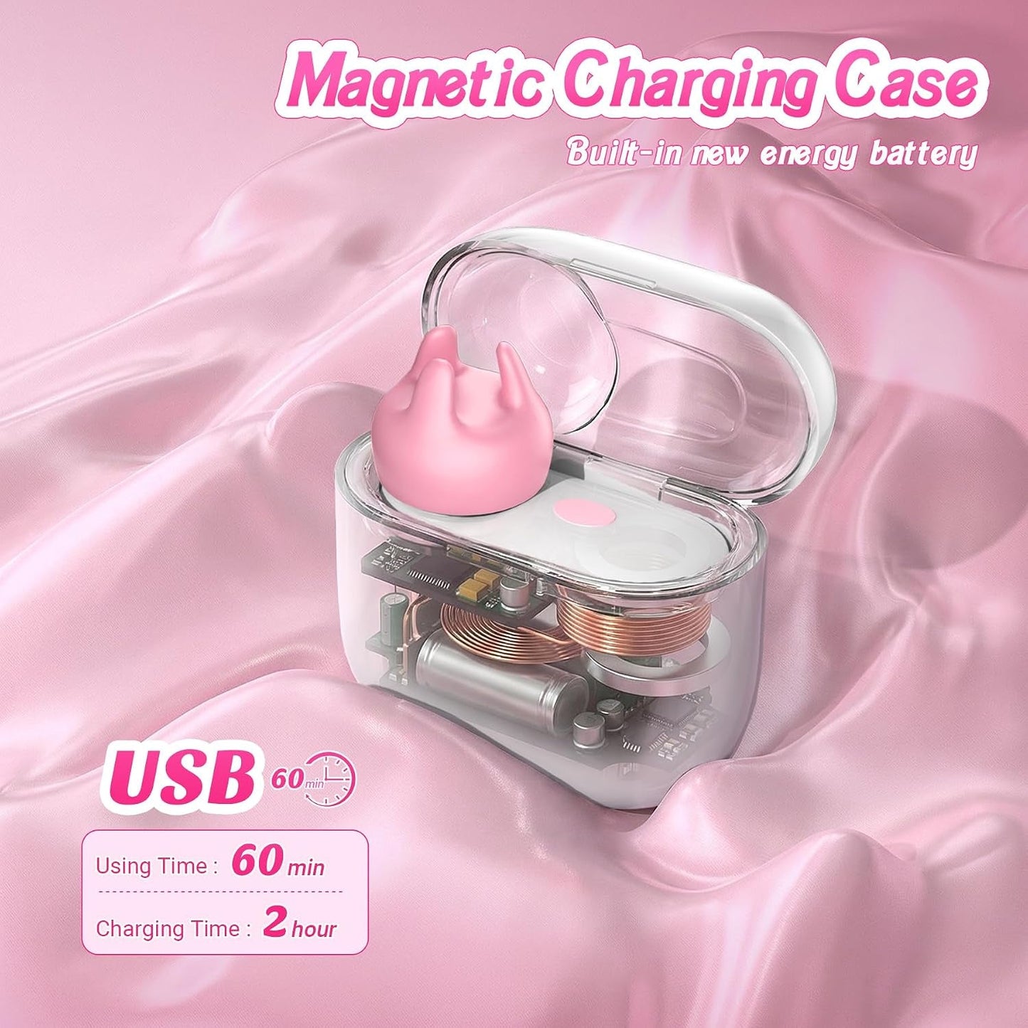 BloomPod Mini Clit Sucker with Charging Case – Discreet & Waterproof - Vixen Adult Playroom