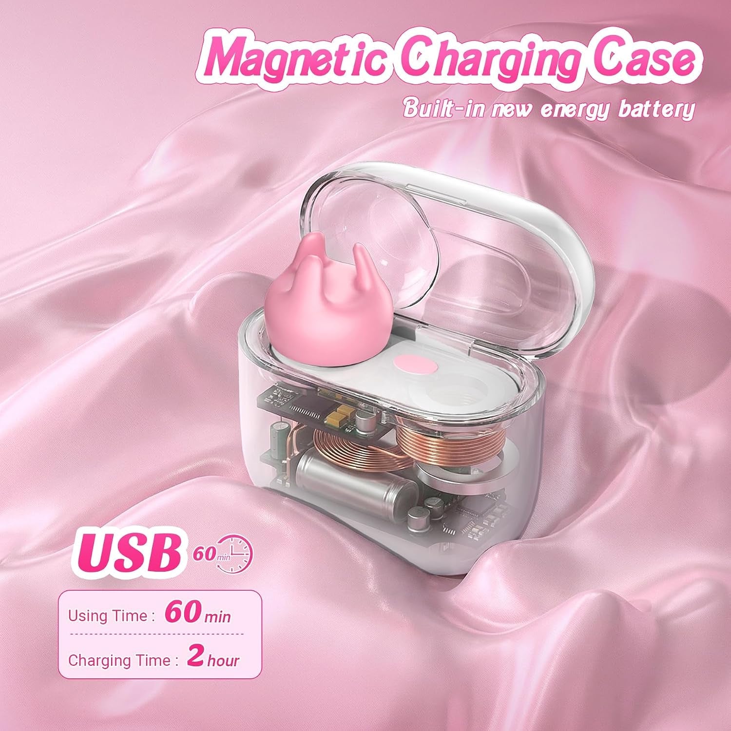 BloomPod Mini Clit Sucker with Charging Case – Discreet & Waterproof - Vixen Adult Playroom
