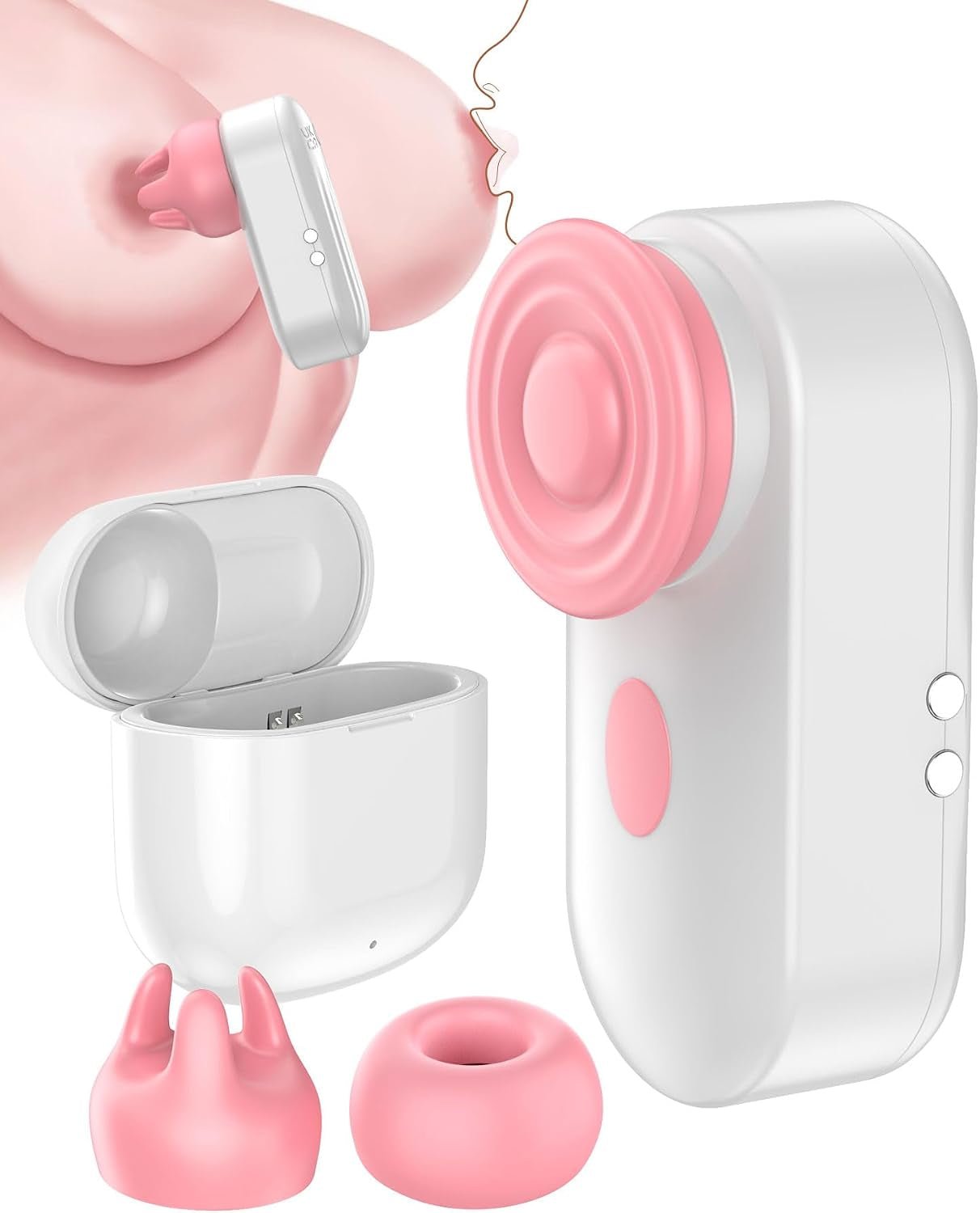 BloomPod Mini Clit Sucker with Charging Case – Discreet & Waterproof - Vixen Adult Playroom