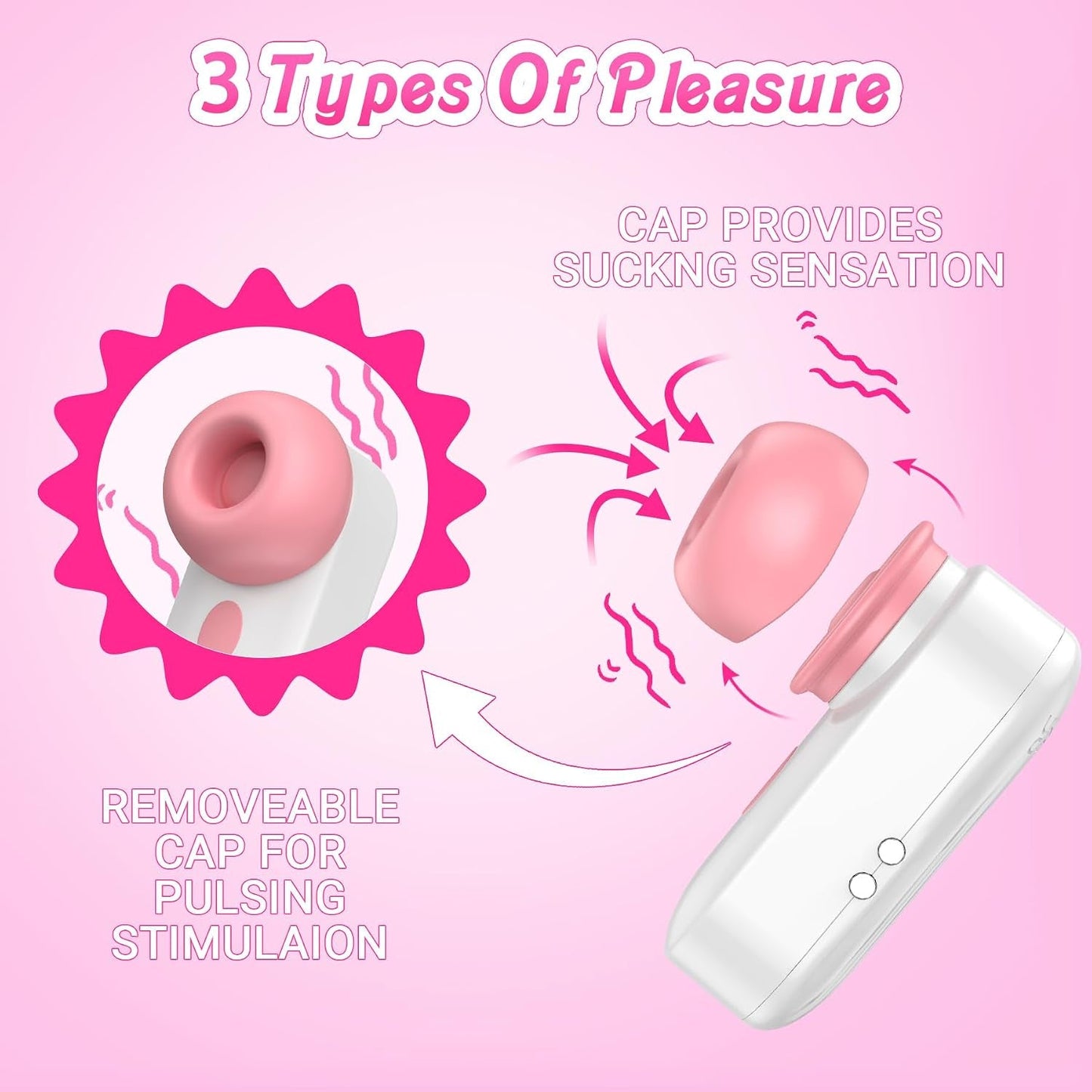BloomPod Mini Clit Sucker with Charging Case – Discreet & Waterproof - Vixen Adult Playroom