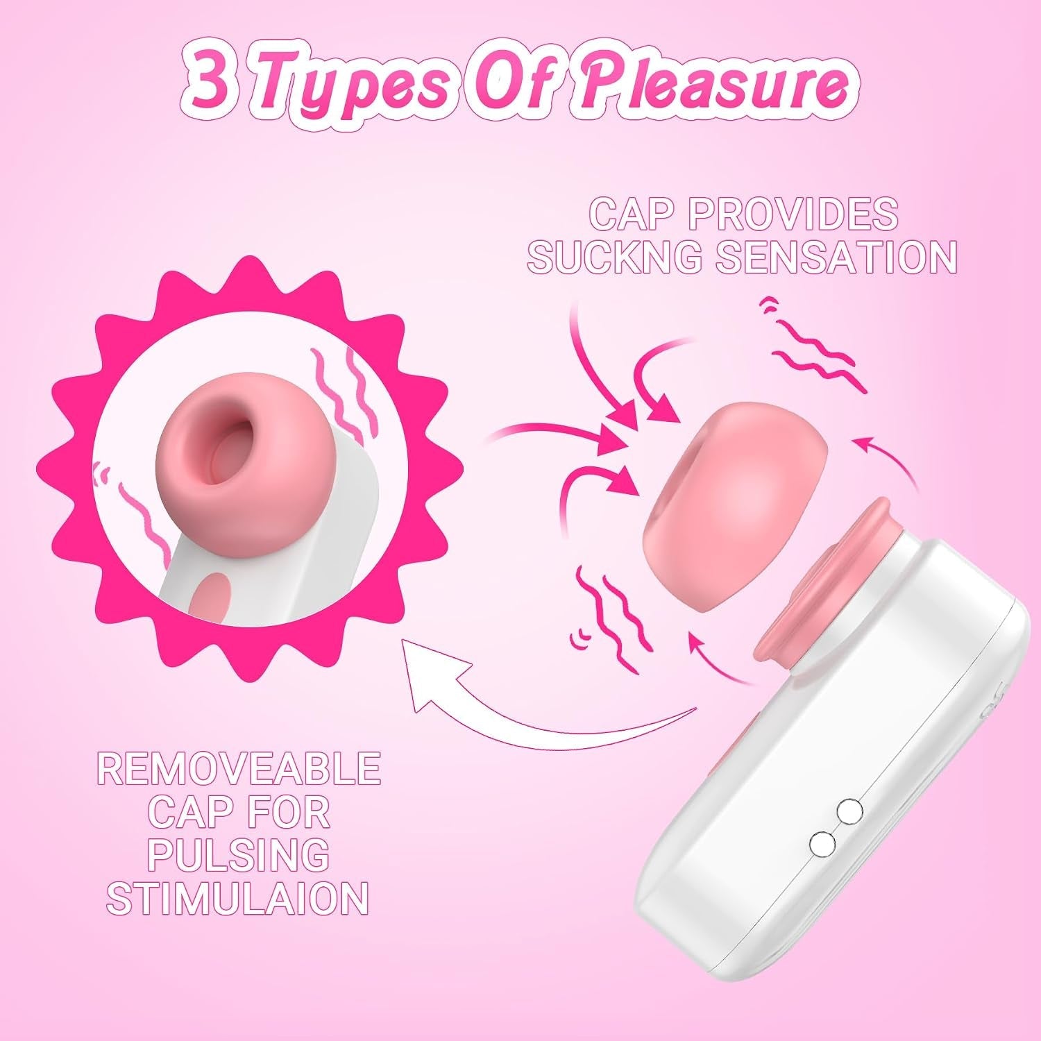 BloomPod Mini Clit Sucker with Charging Case – Discreet & Waterproof - Vixen Adult Playroom