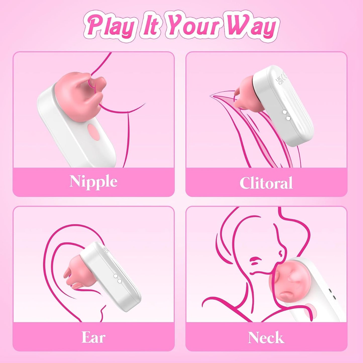 BloomPod Mini Clit Sucker with Charging Case – Discreet & Waterproof - Vixen Adult Playroom