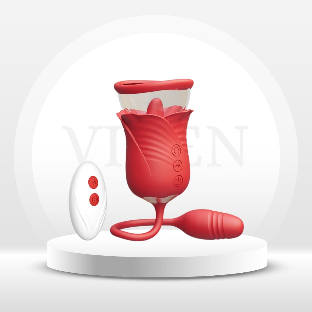 BloomQueen 3 - in - 1 Clit Pump Vibrator - Vixen | Nova Network